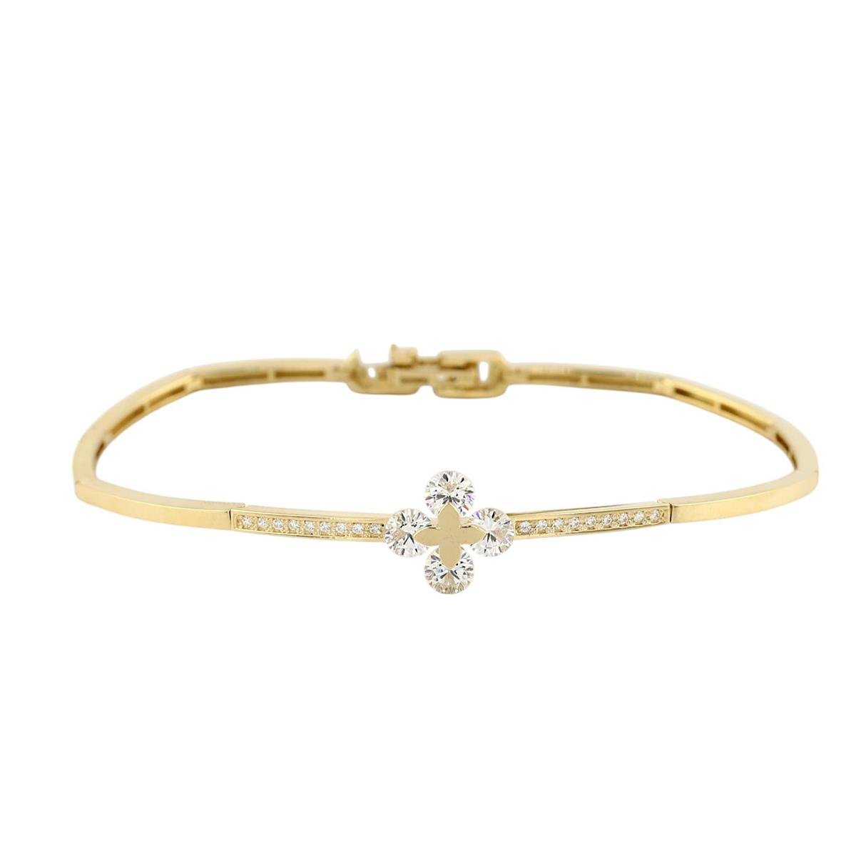 14 Ayar Altın Tasarım Bileklik  -  0192574