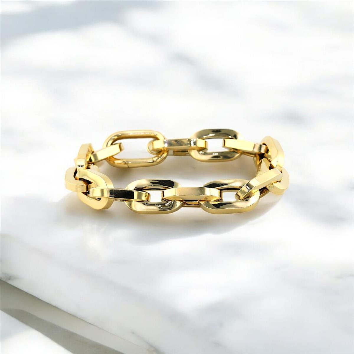 14 Ayar Altın Tasarım Bileklik  -  0193542