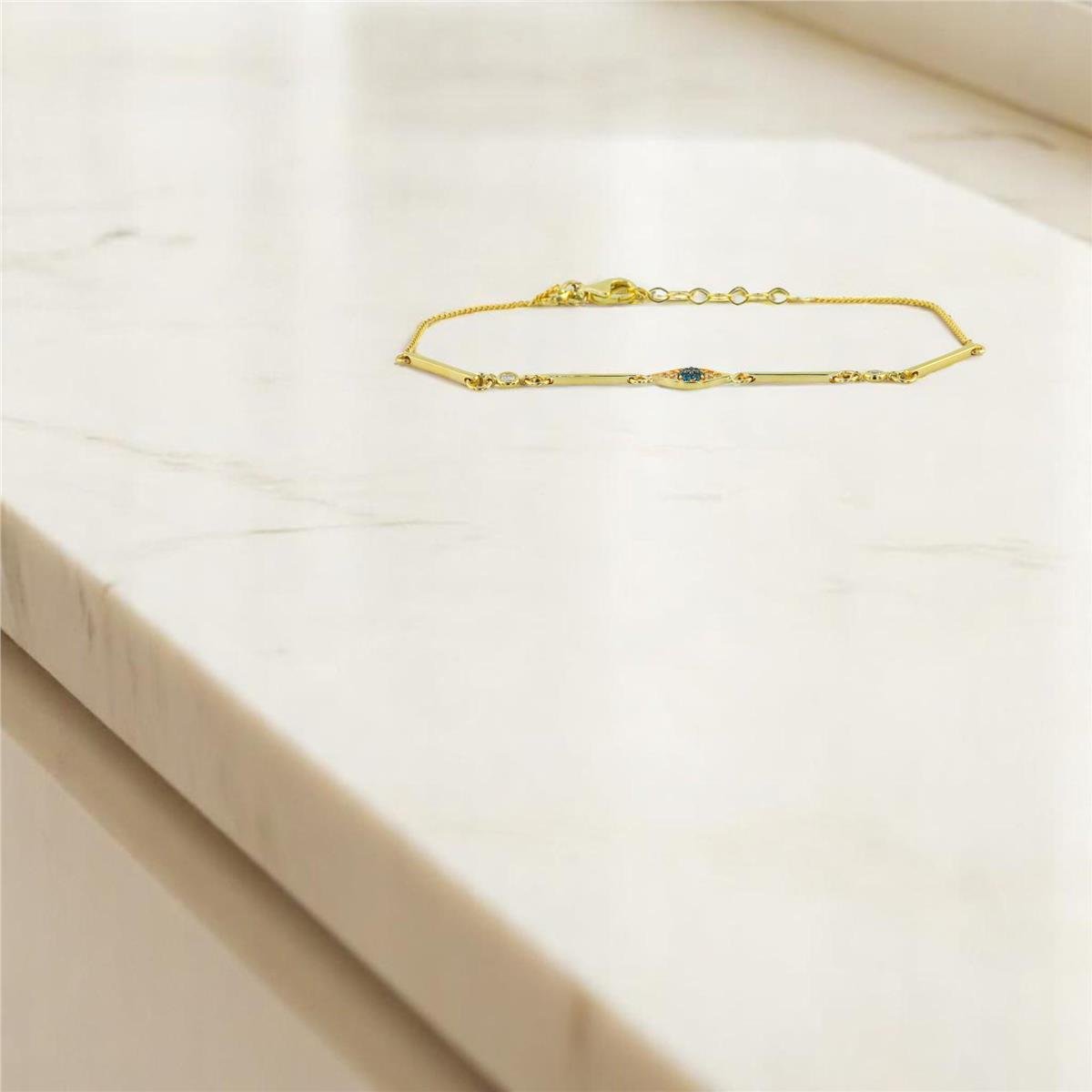 14 Ayar Altın Tasarım Bileklik  -  0194263