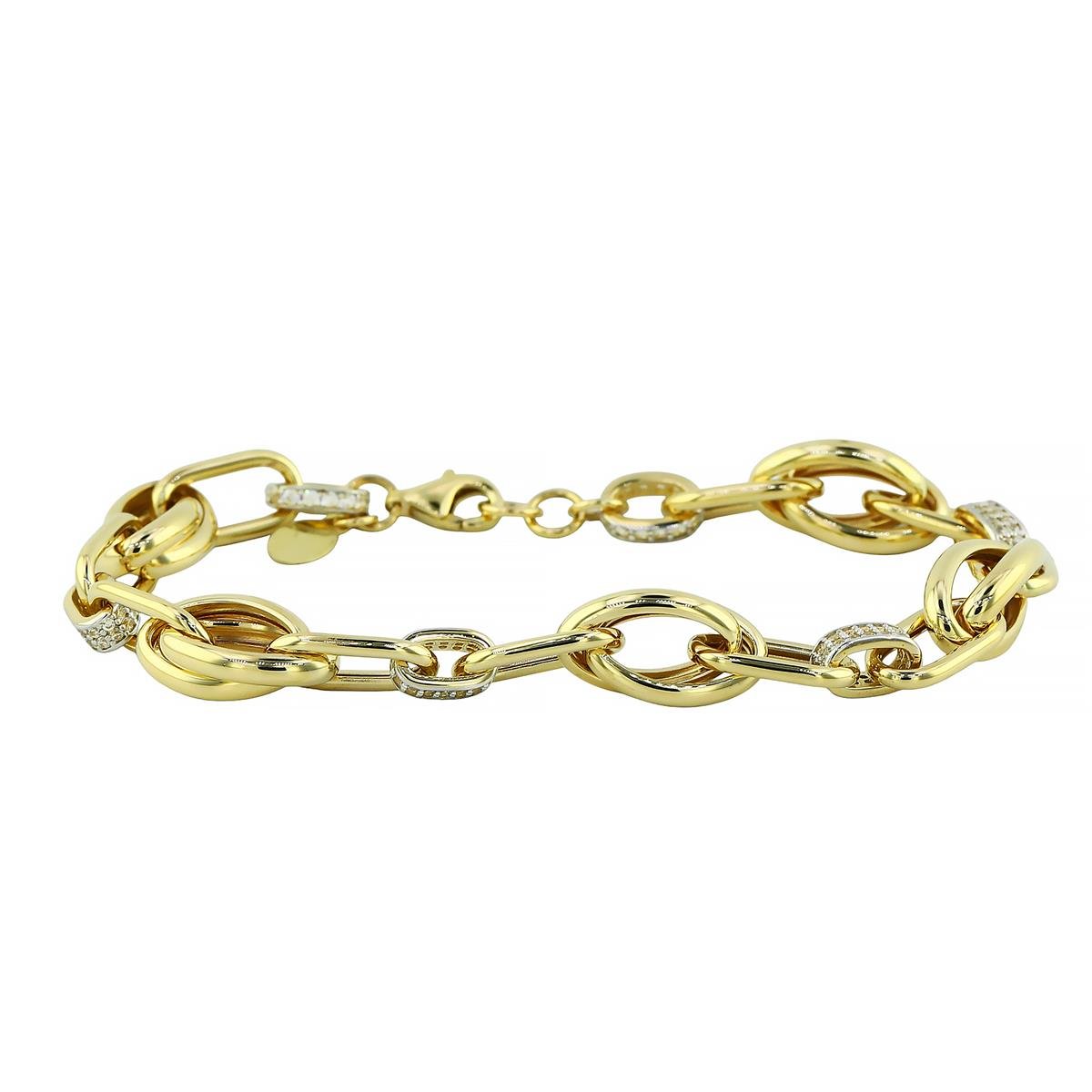 14 Ayar Altın Tasarım Bileklik  -  0194614