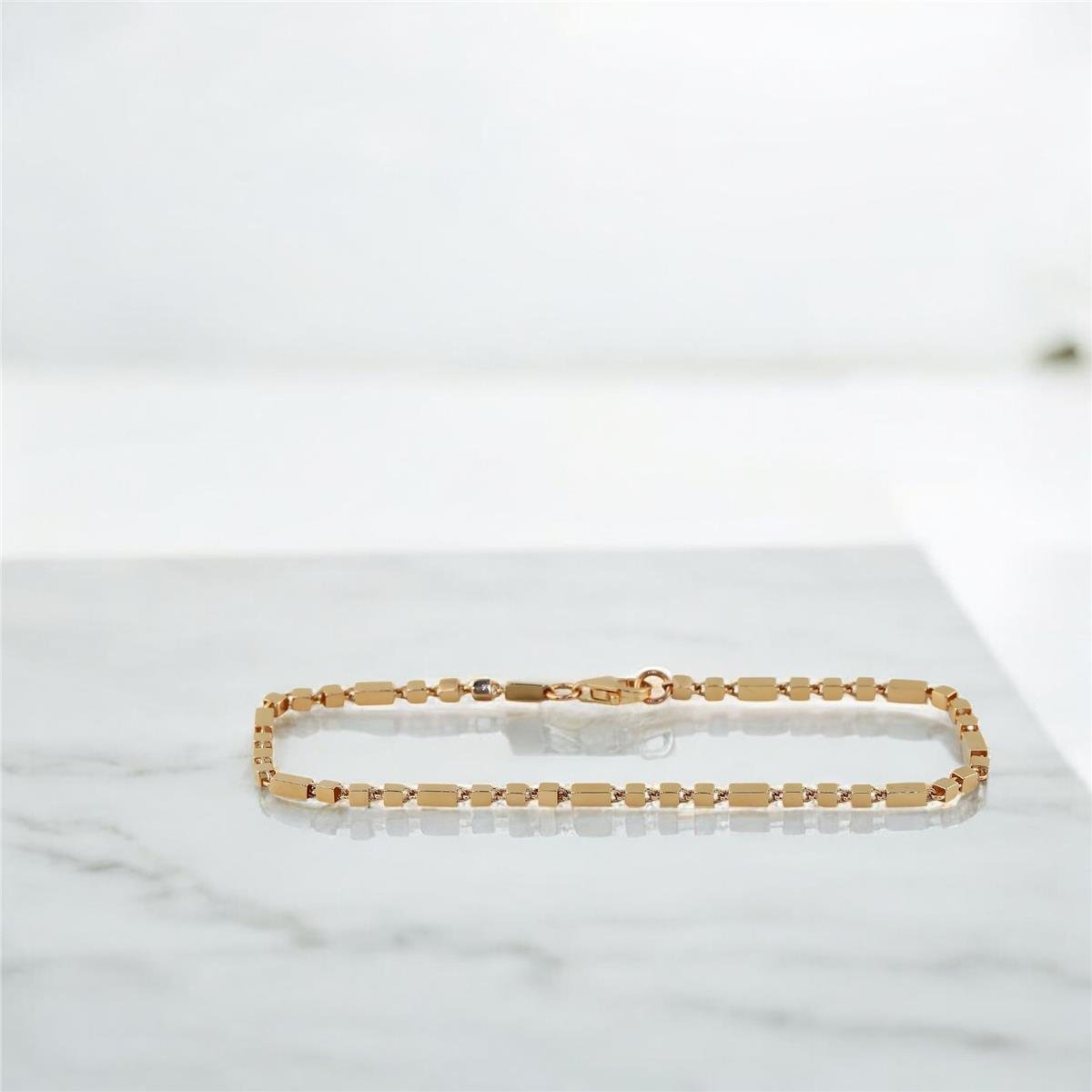 14 Ayar Altın Tasarım Bileklik  -  0194650