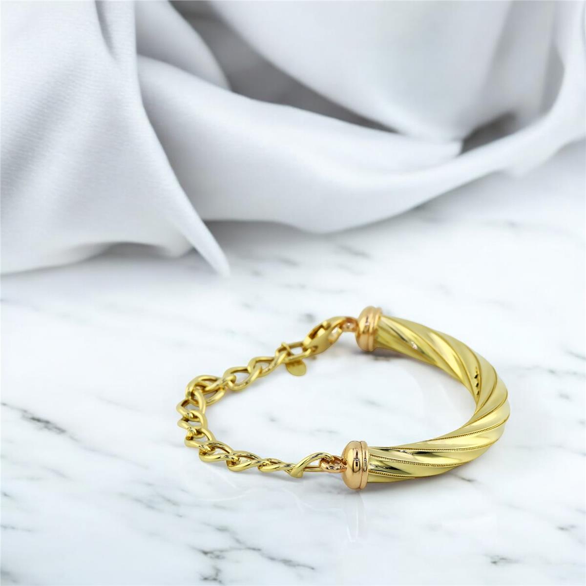 14 Ayar Altın Tasarım Bileklik  -  0194653