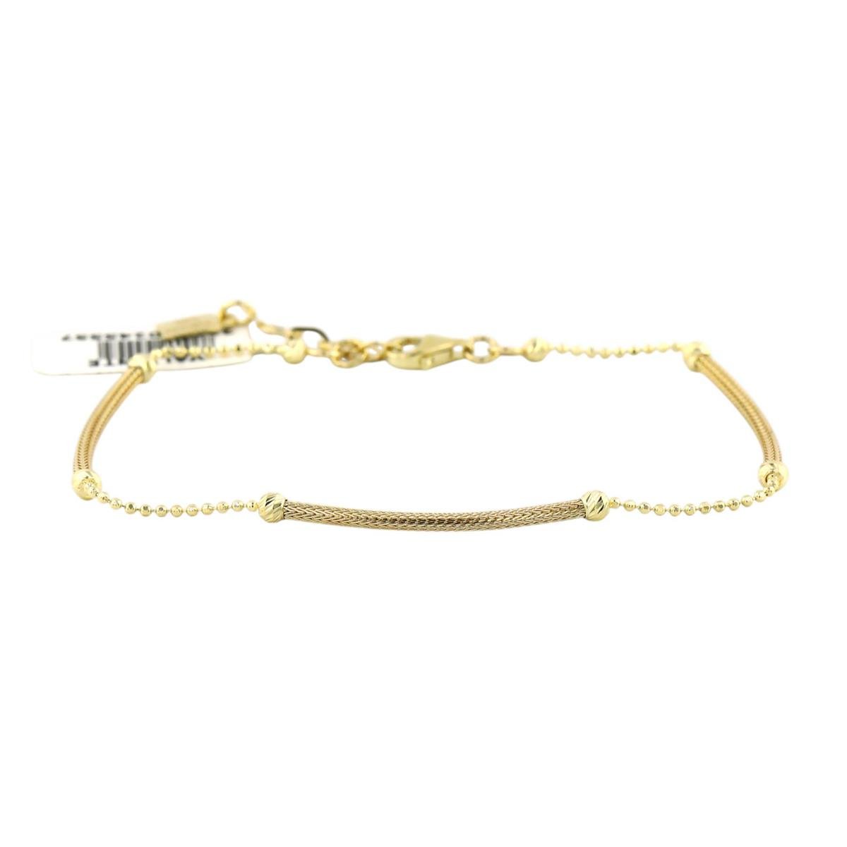 14 Ayar Altın Tasarım Bileklik  -  0195065