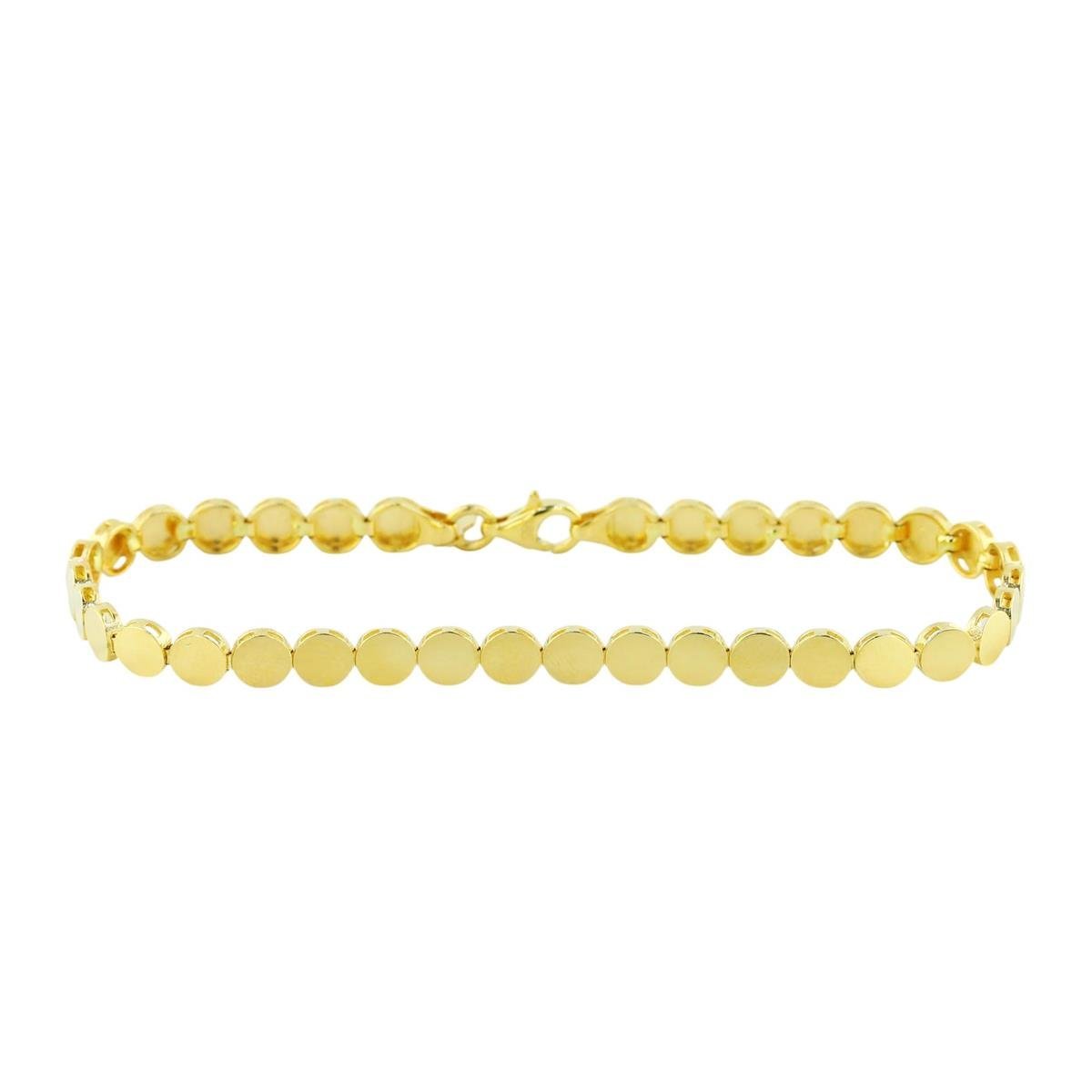 14 Ayar Altın Tasarım Bileklik  -  0195530