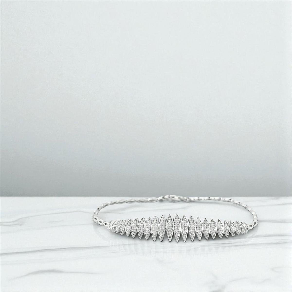 14 Ayar Altın Tasarım Bileklik  -  0196319