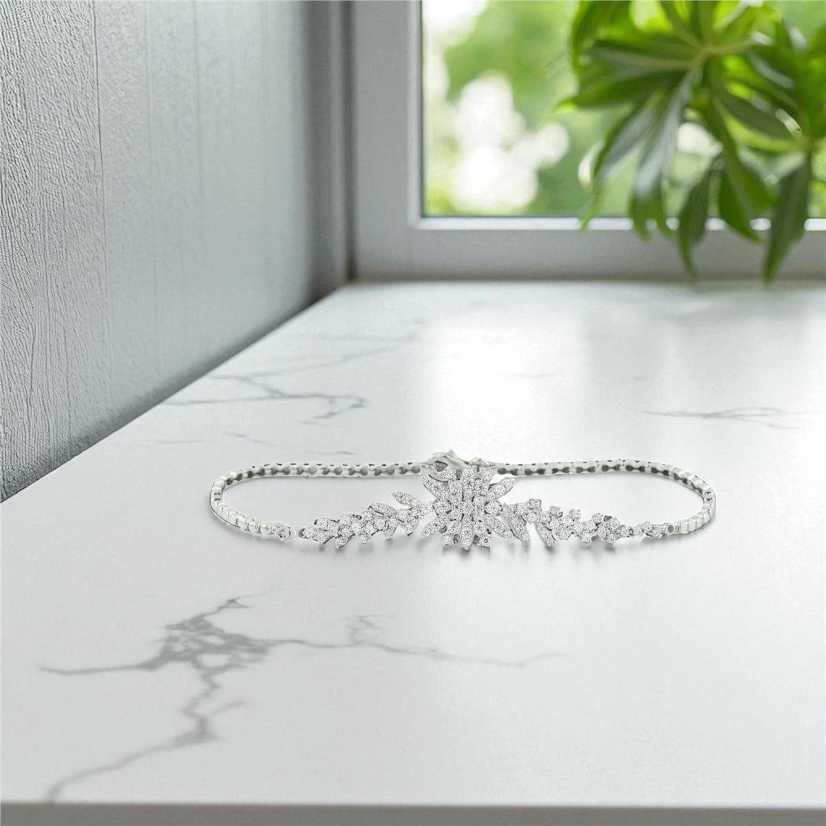 14 Ayar Altın Tasarım Bileklik  -  0196322