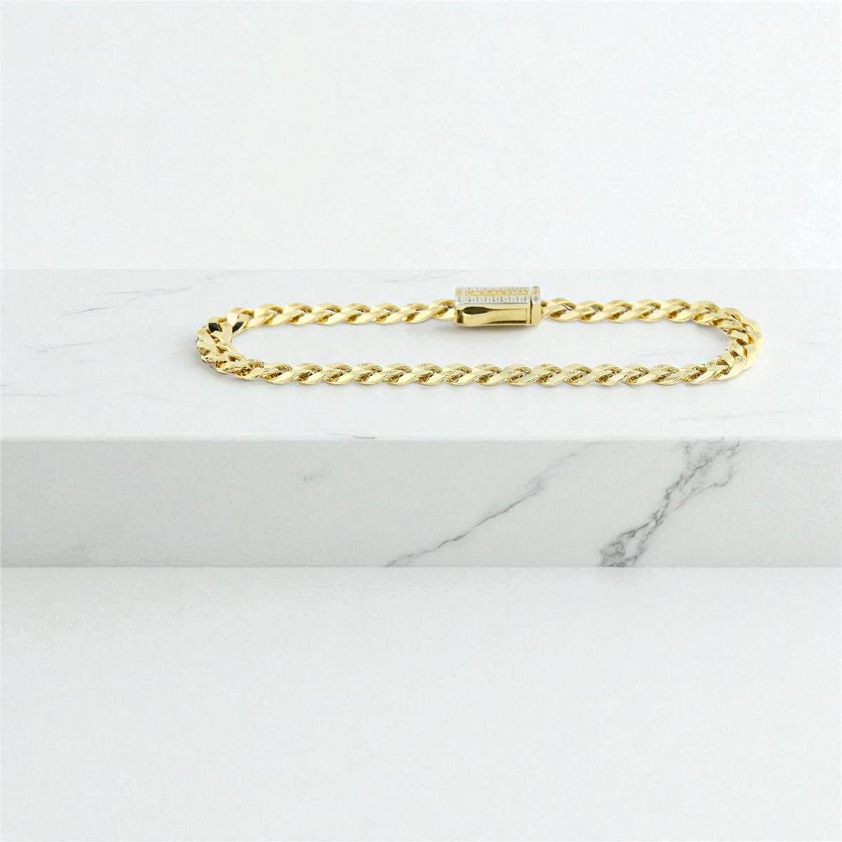 14 Ayar Altın Tasarım Bileklik  -  0196392