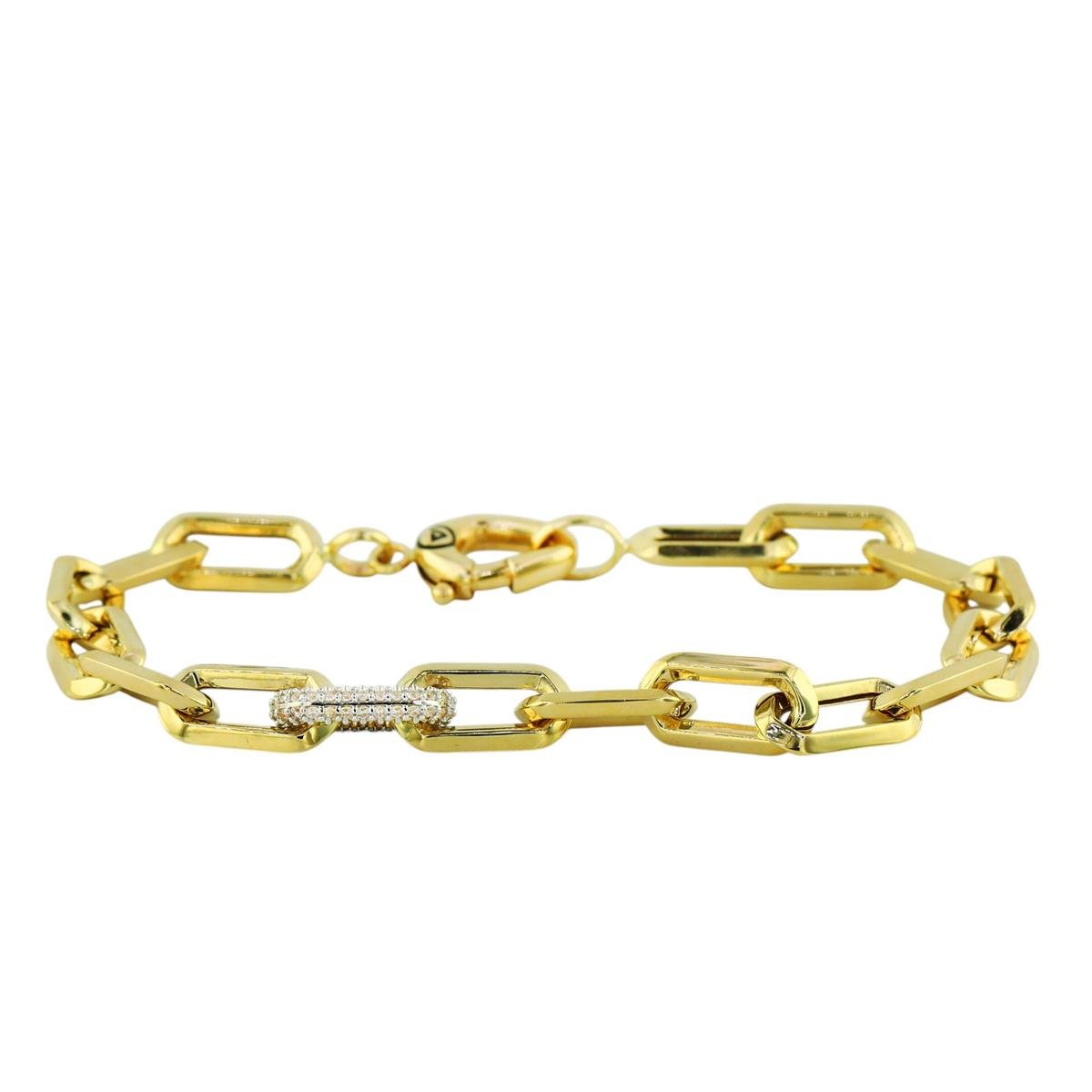 14 Ayar Altın Tasarım Bileklik  -  0197966