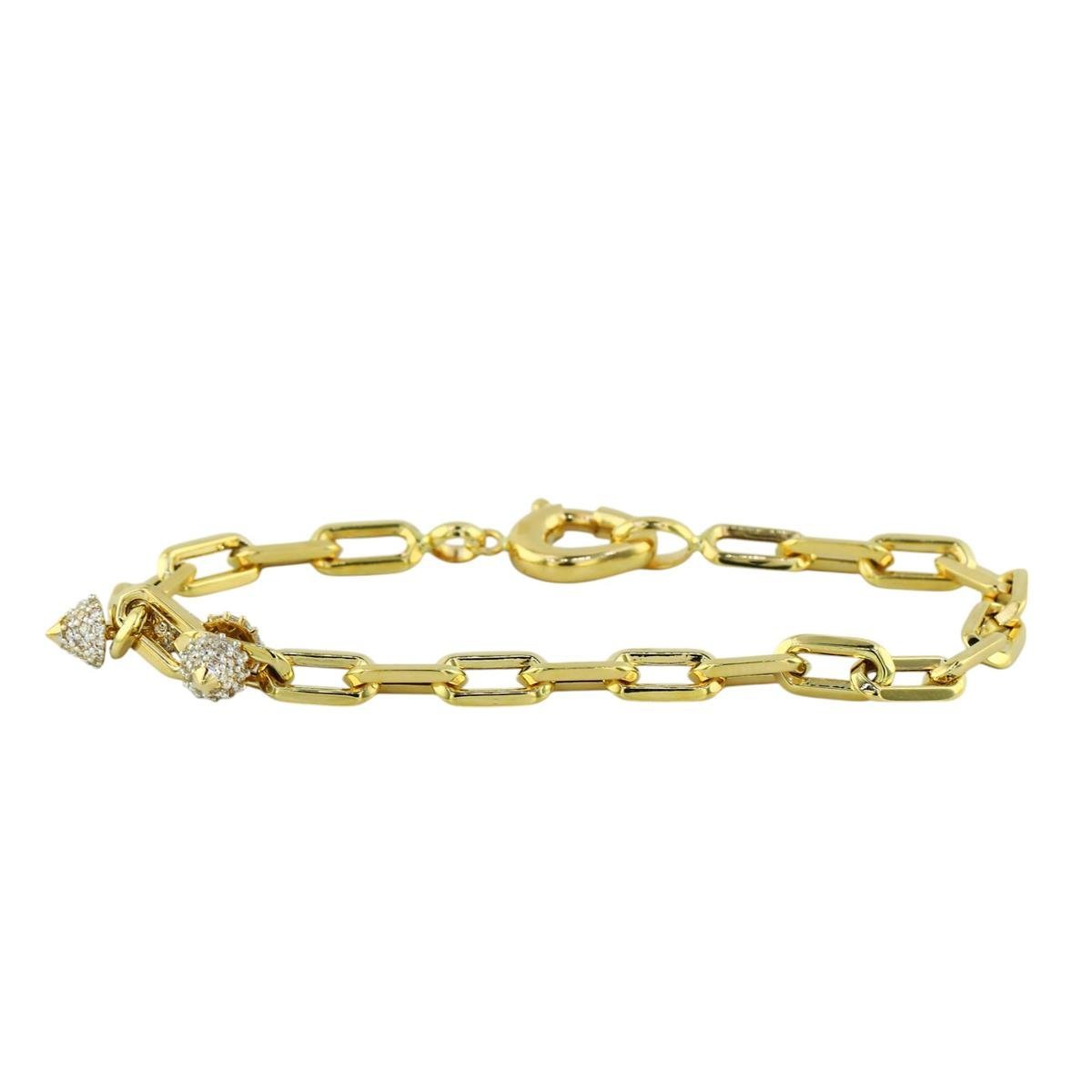 14 Ayar Altın Tasarım Bileklik  -  0197968