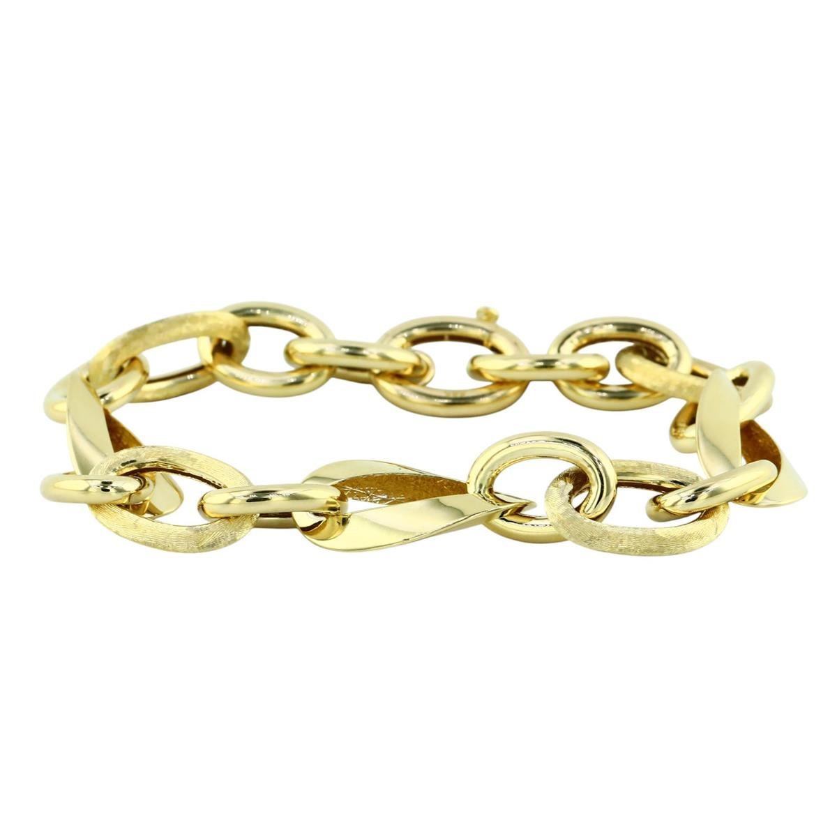 14 Ayar Altın Tasarım Bileklik  -  0198879