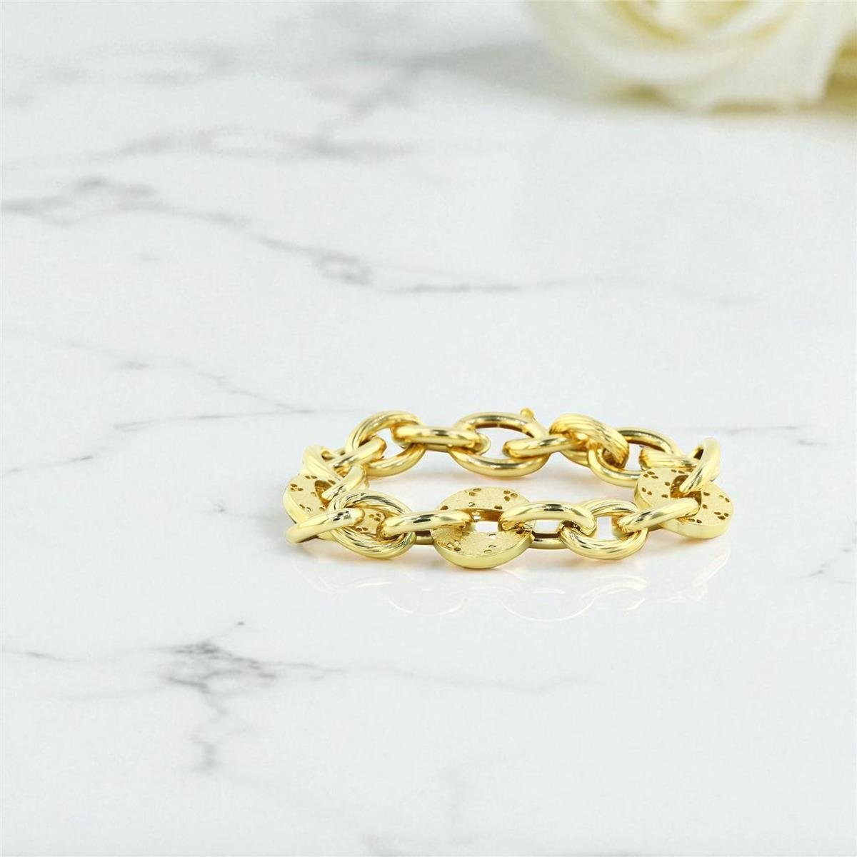 14 Ayar Altın Tasarım Bileklik  -  0198881