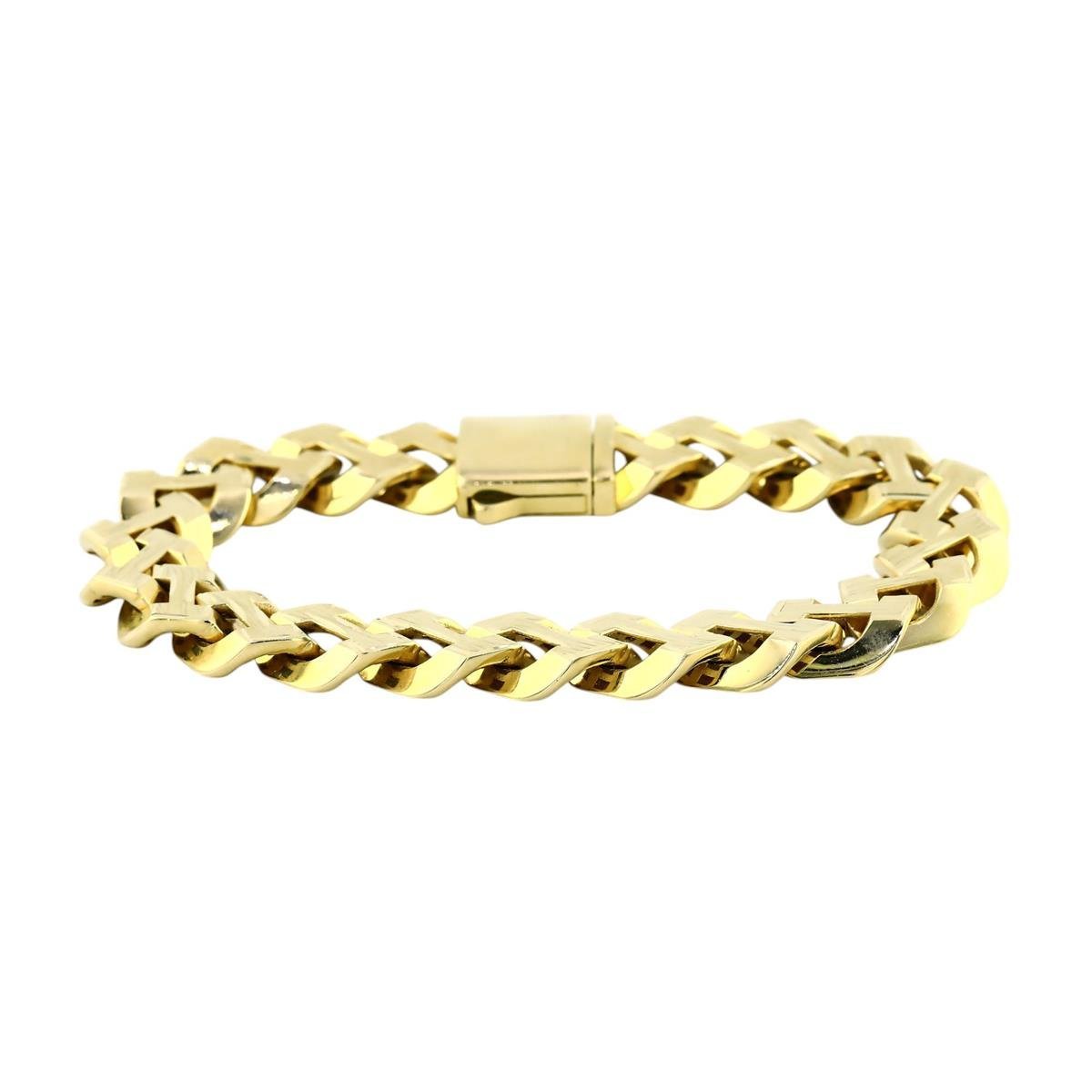 14 Ayar Altın Tasarım Bileklik  -  0199021