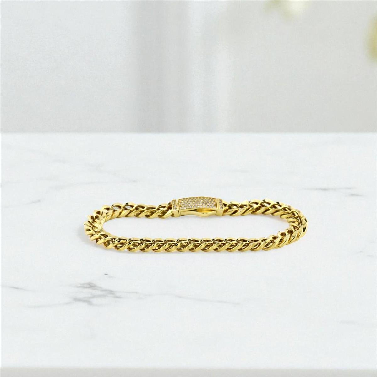 14 Ayar Altın Tasarım Bileklik  -  0199023