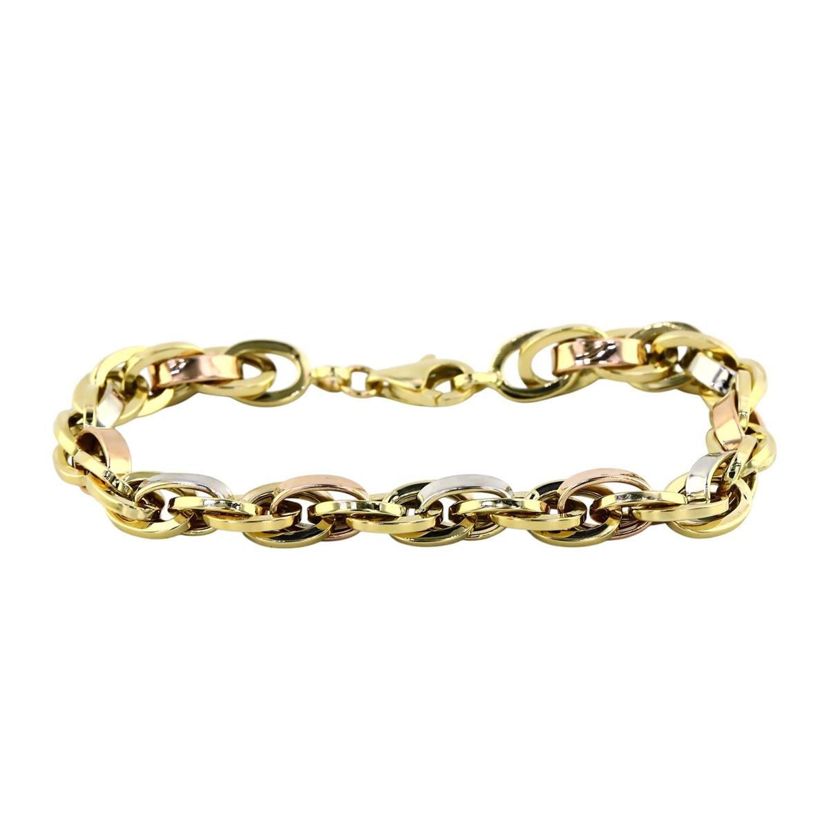 14 Ayar Altın Tasarım Bileklik  -  0199043