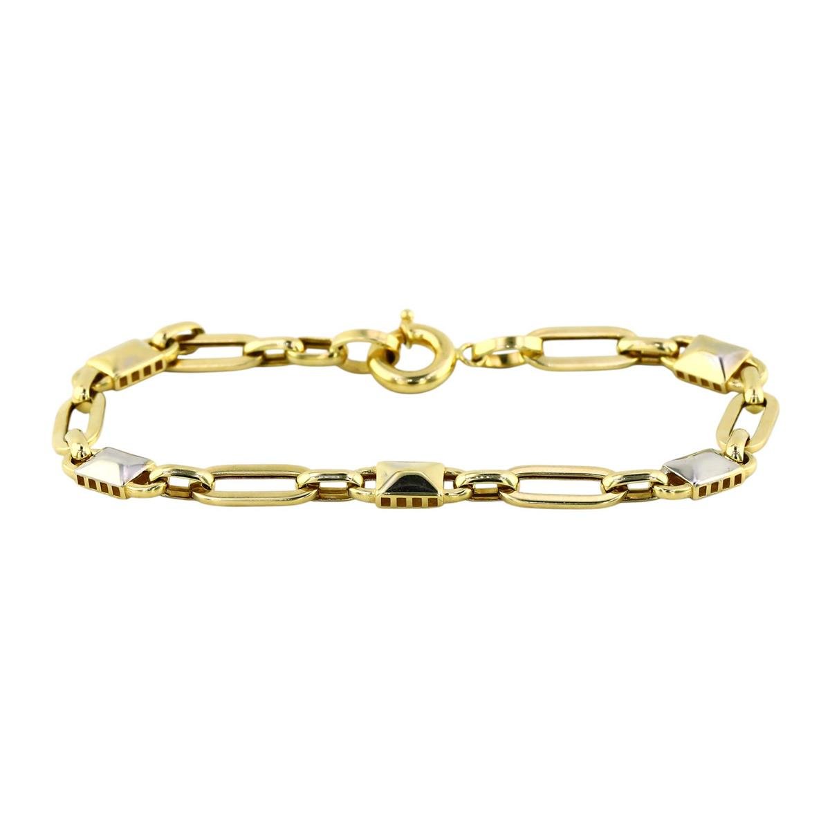 14 Ayar Altın Tasarım Bileklik  -  0199057