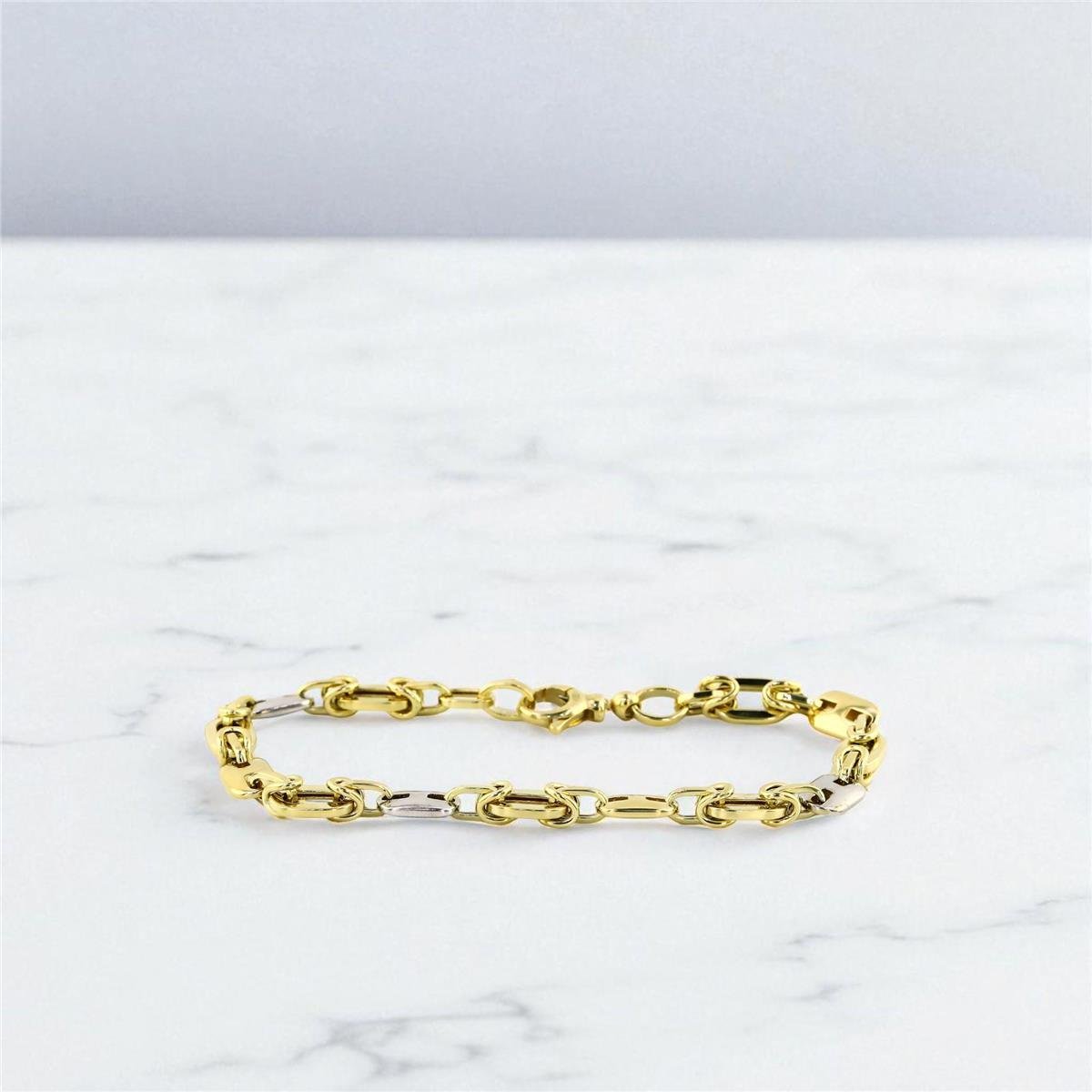 14 Ayar Altın Tasarım Bileklik  -  0199059