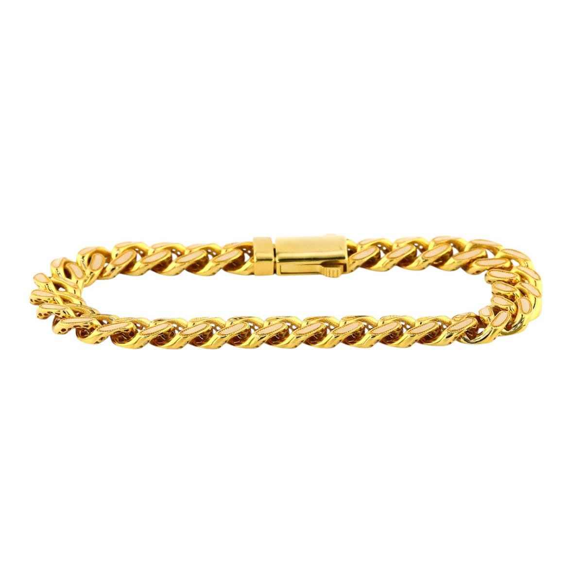 14 Ayar Altın Tasarım Bileklik  -  0199069