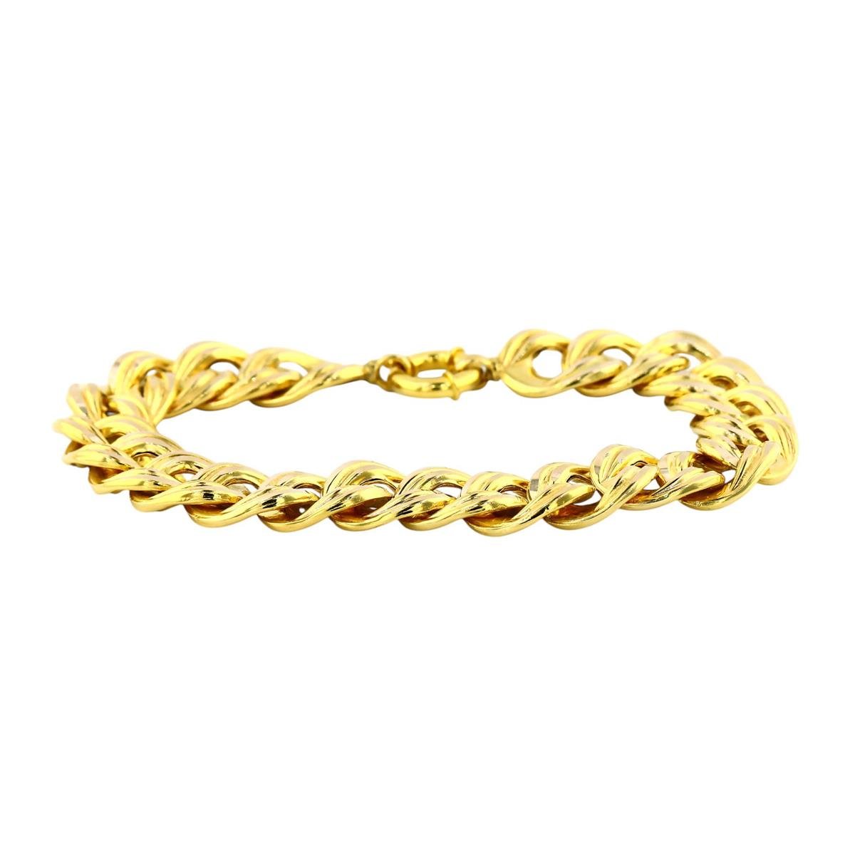 14 Ayar Altın Tasarım Bileklik  -  0199074