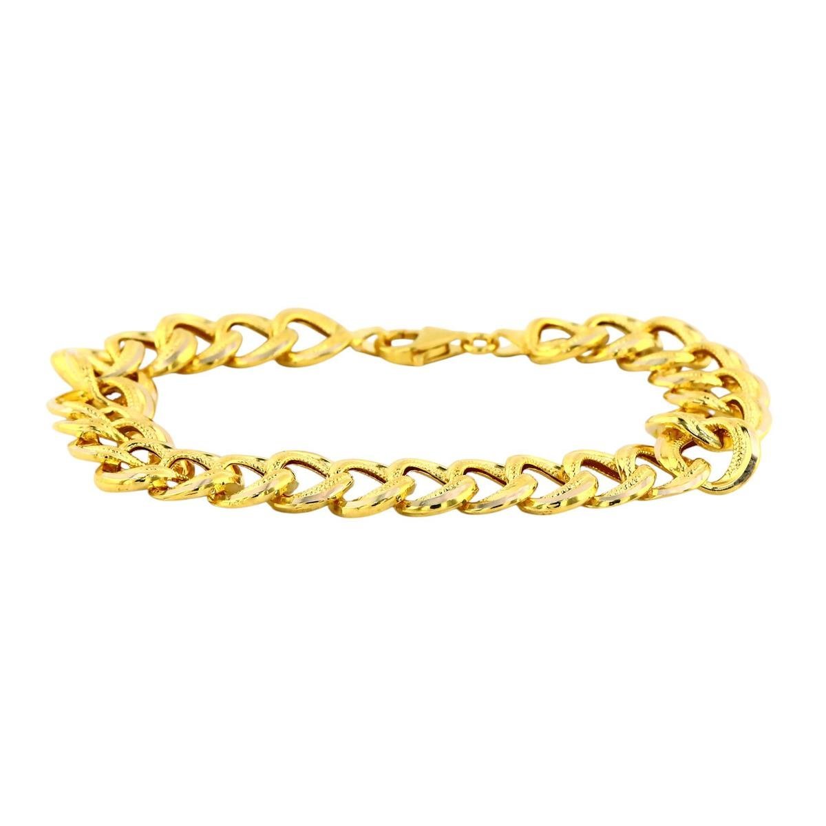 14 Ayar Altın Tasarım Bileklik  -  0199075