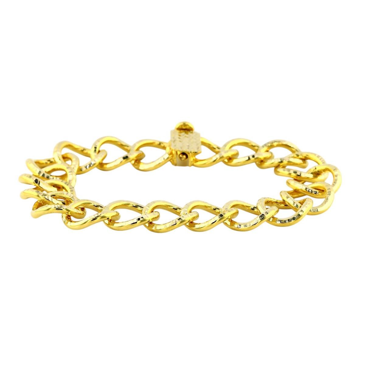 14 Ayar Altın Tasarım Bileklik  -  0199077