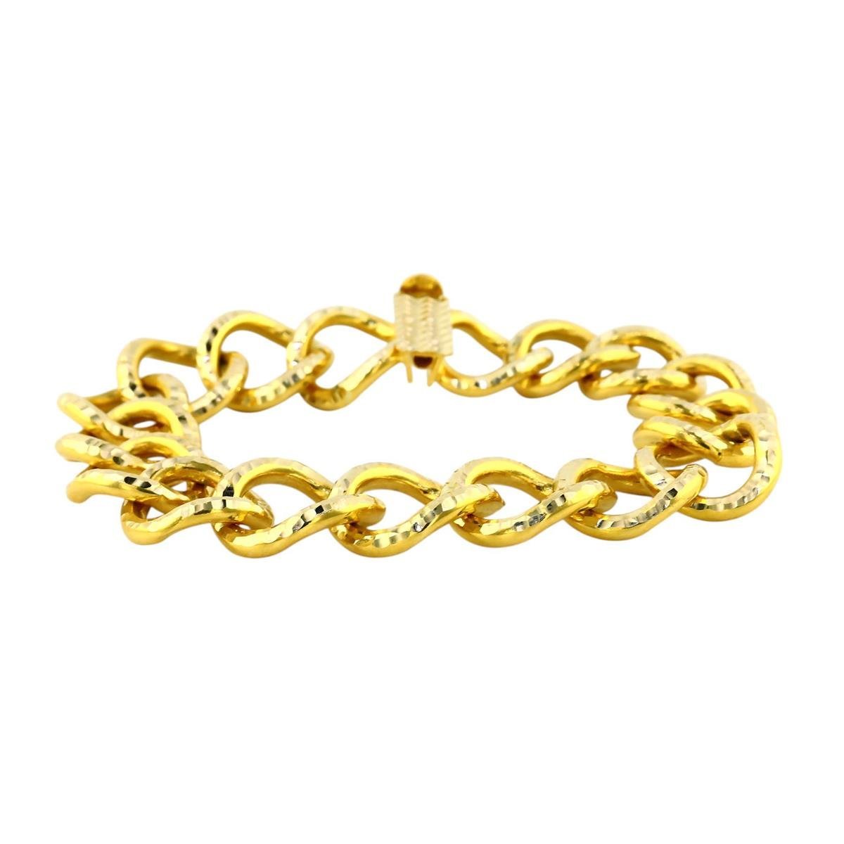 14 Ayar Altın Tasarım Bileklik  -  0199078