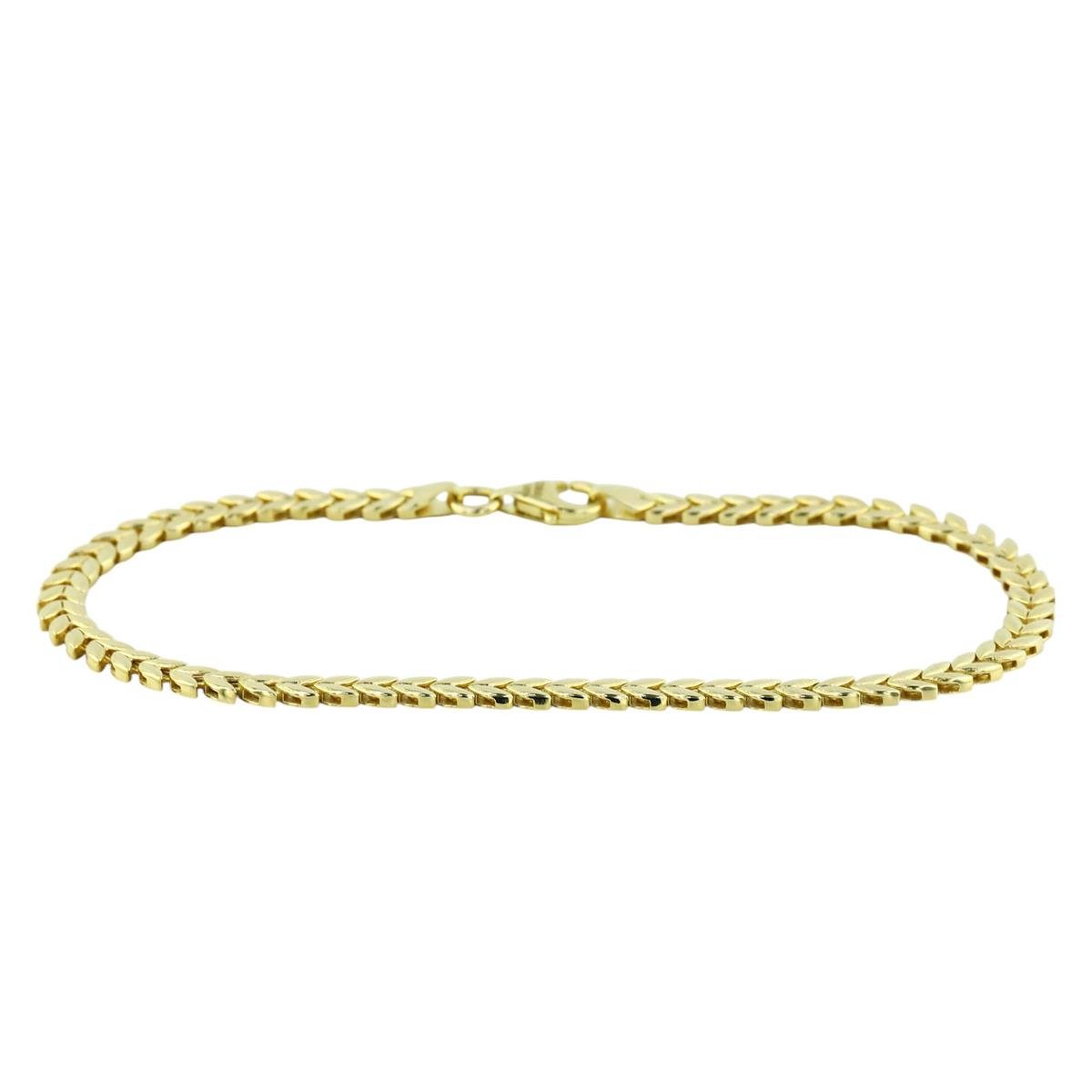 14 Ayar Altın Tasarım Bileklik  -  0199175