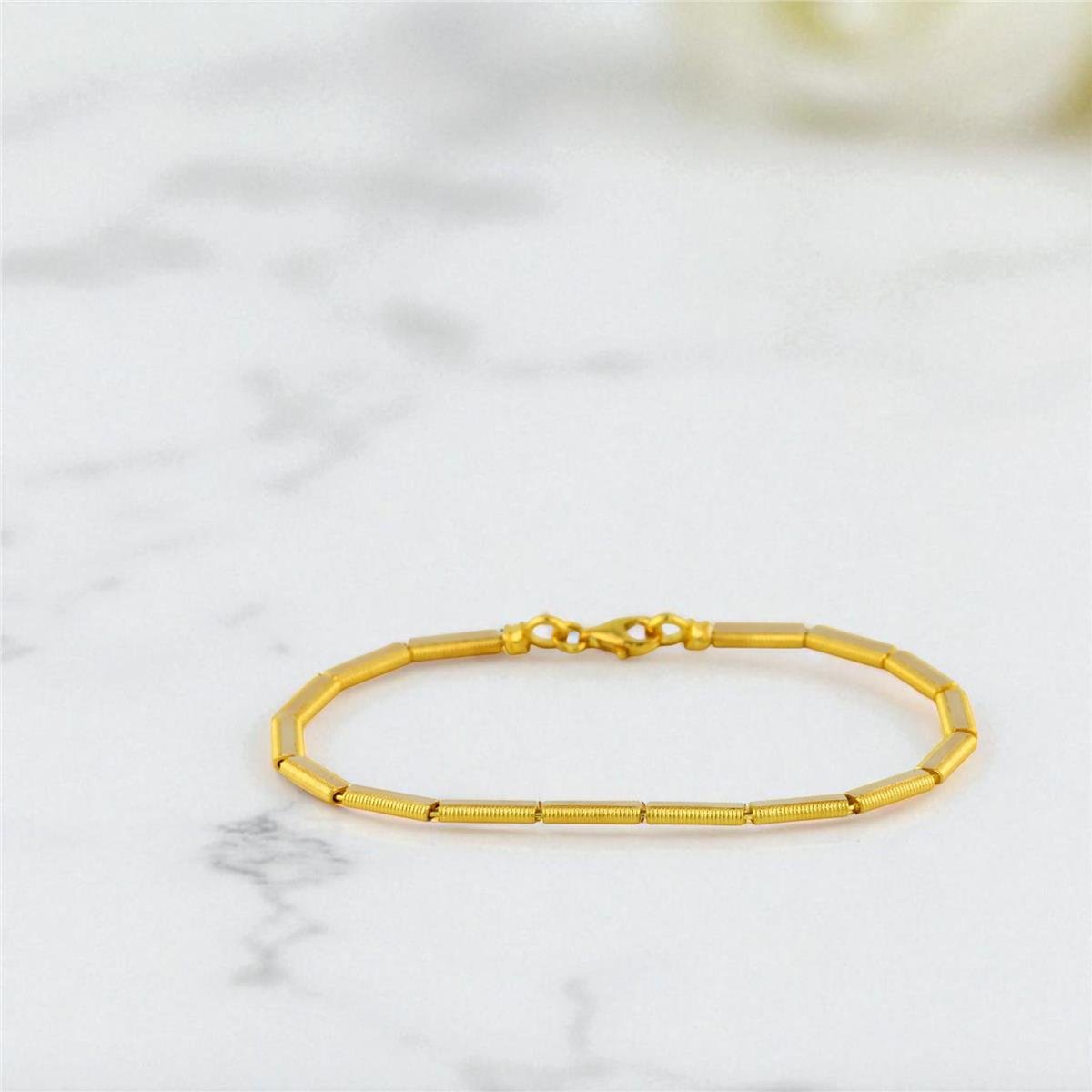 14 Ayar Altın Tasarım Bileklik  -  0199206