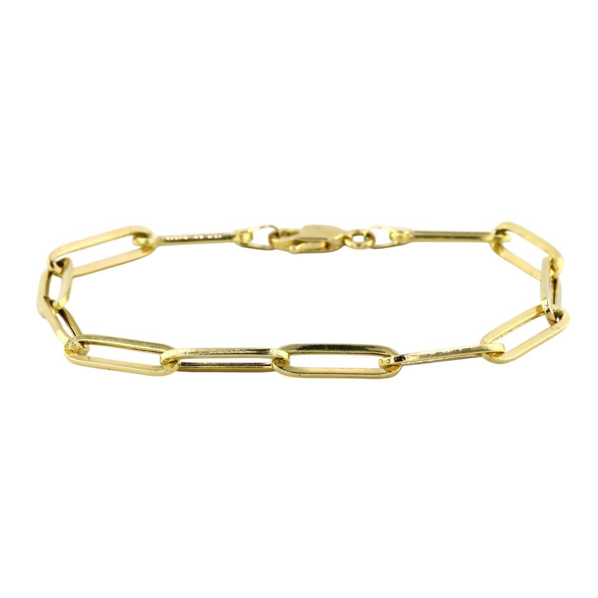 14 Ayar Altın Tasarım Bileklik  -  0199226