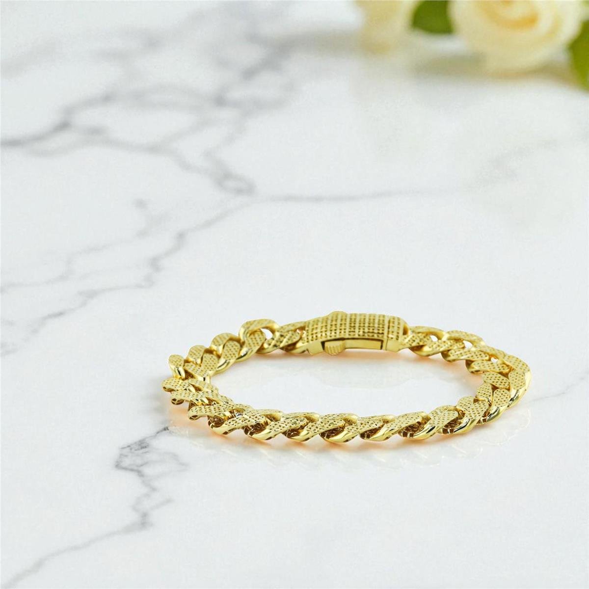 14 Ayar Altın Tasarım Bileklik  -  0199493