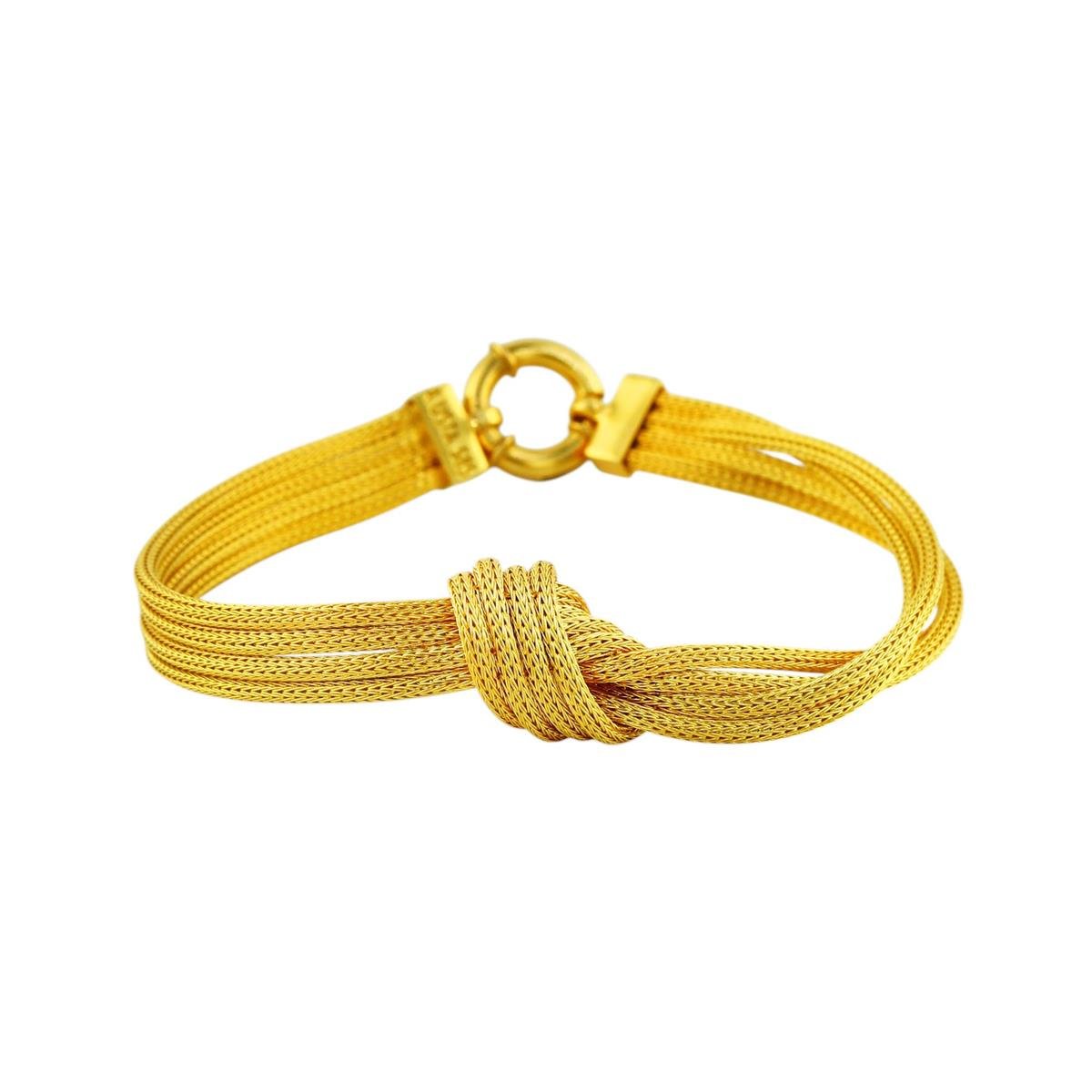 14 Ayar Altın Tasarım Bileklik  -  0199508