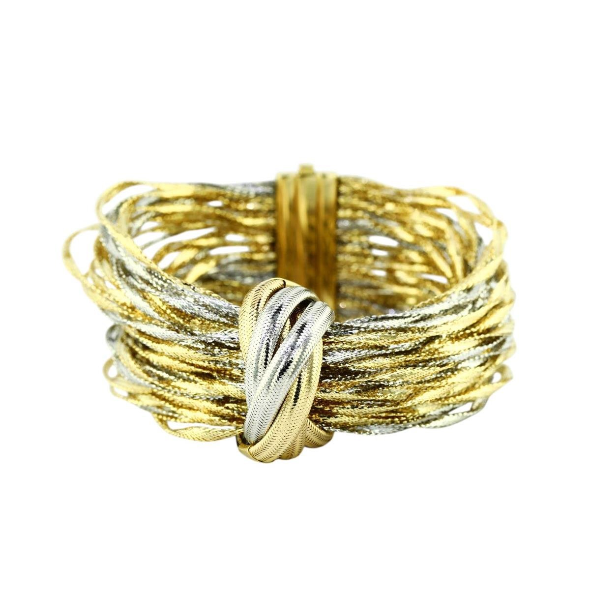 14 Ayar Altın Tasarım Bileklik  -  0199717