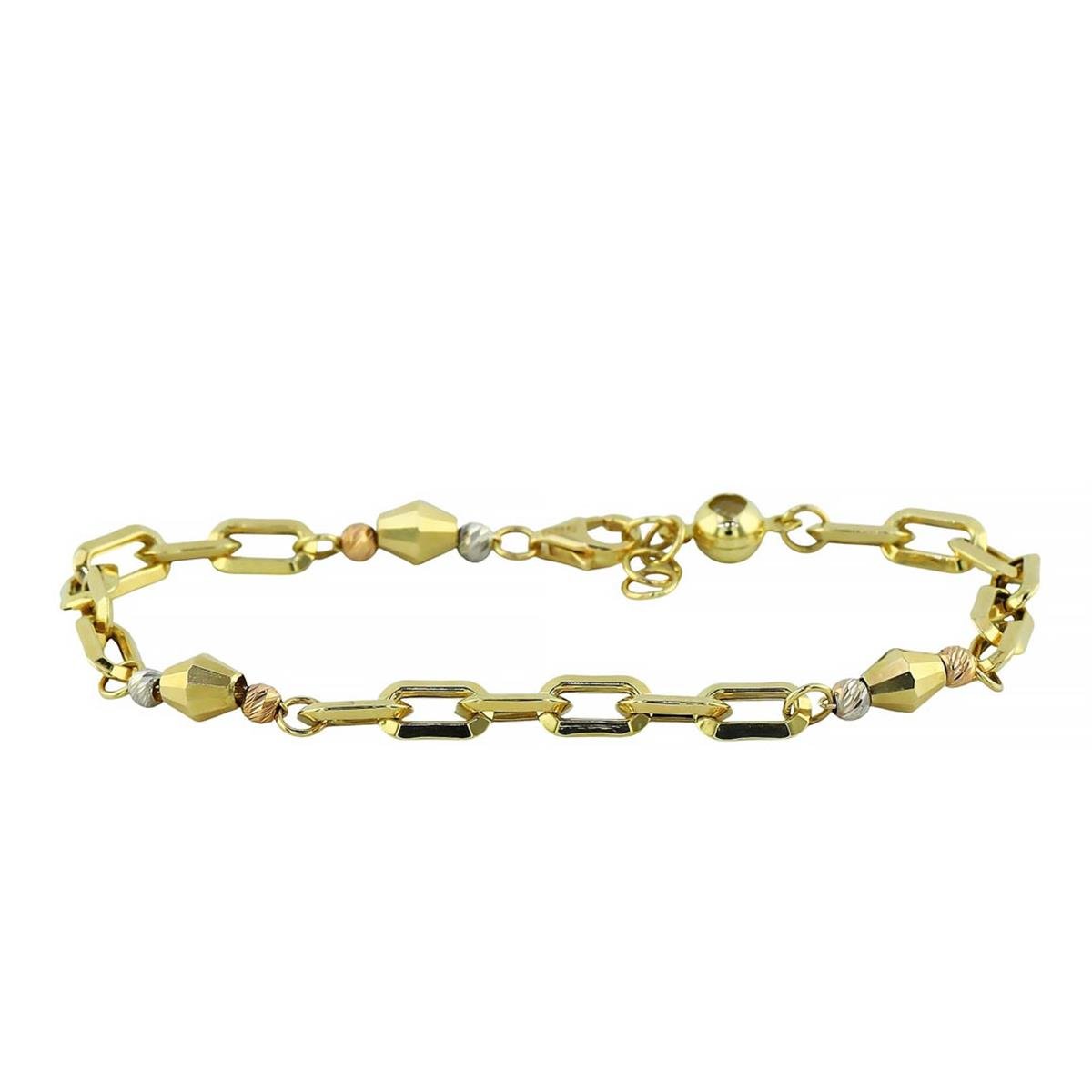 14 Ayar Altın Tasarım Bileklik  -  0201070