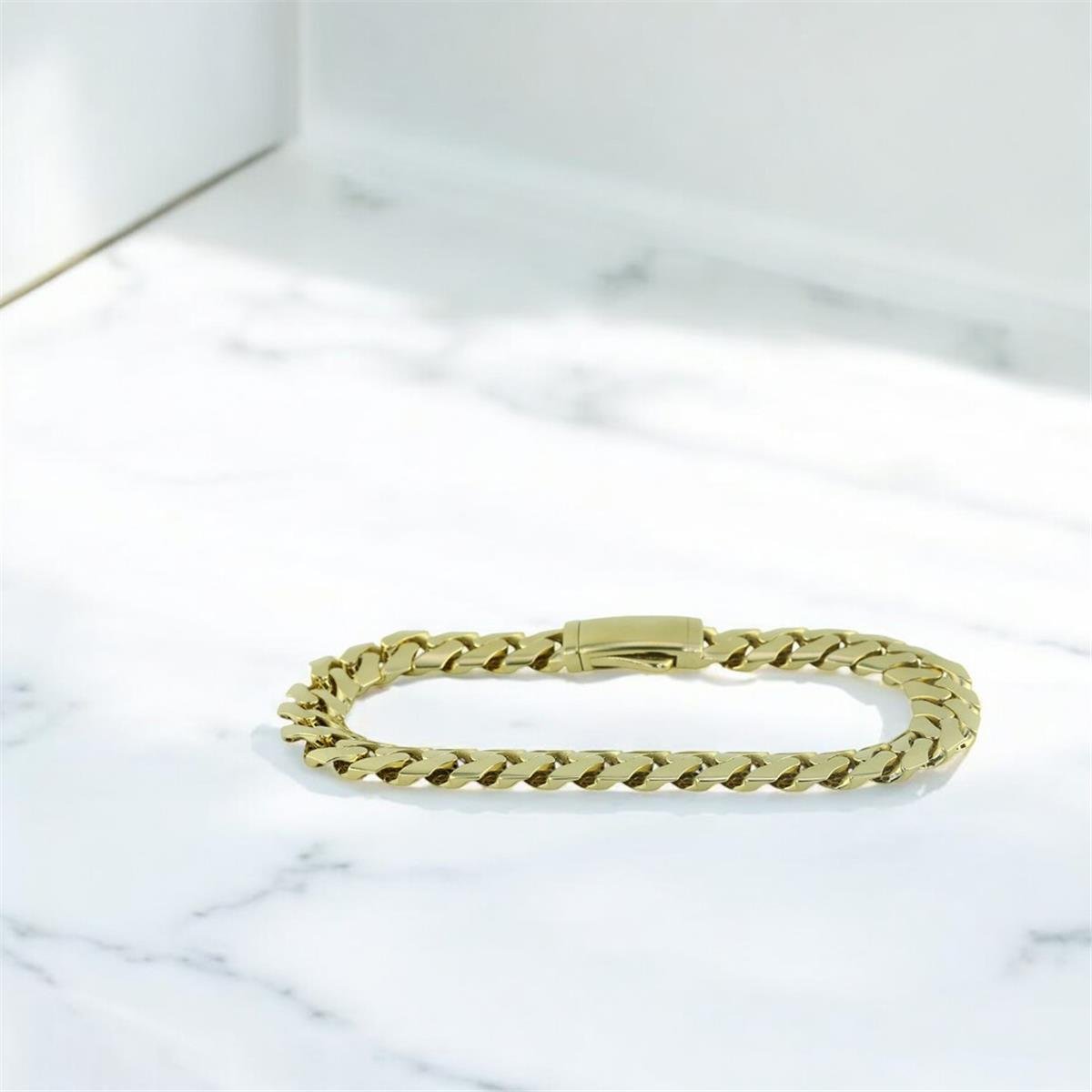 14 Ayar Altın Tasarım Bileklik  -  0202198