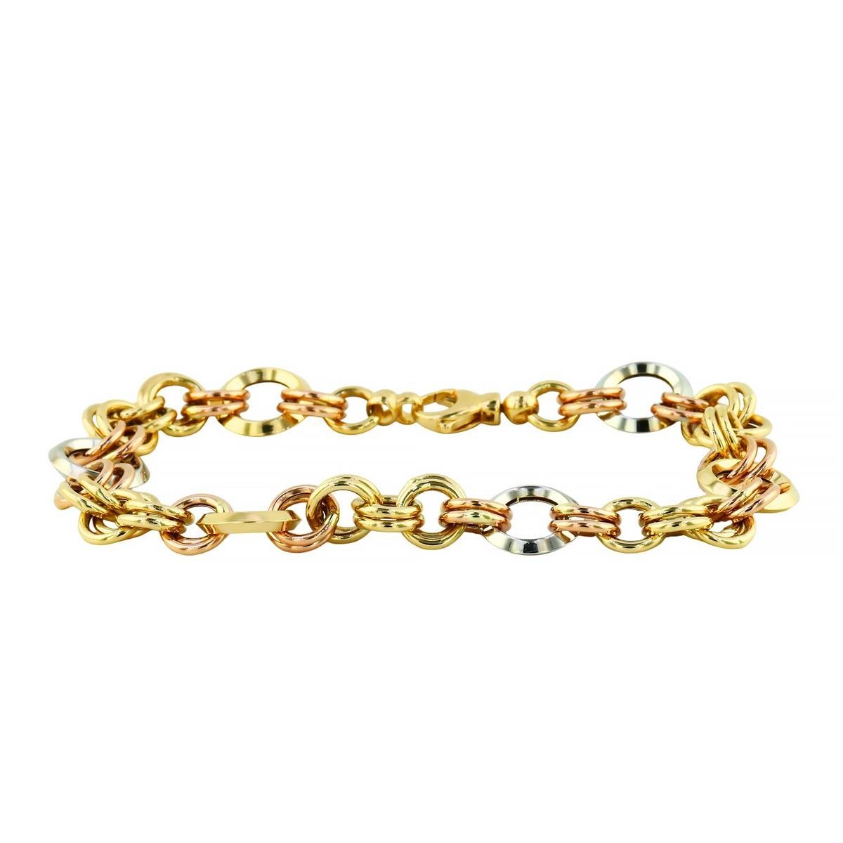 14 Ayar Altın Tasarım Bileklik  -  0202479