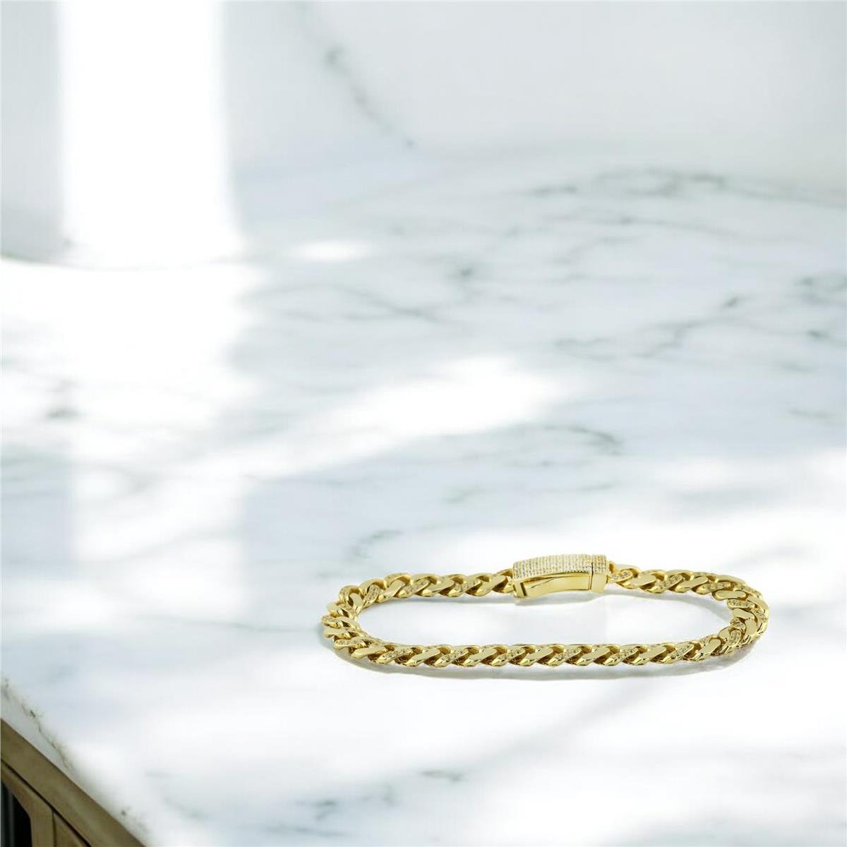 14 Ayar Altın Tasarım Bileklik  -  0202484