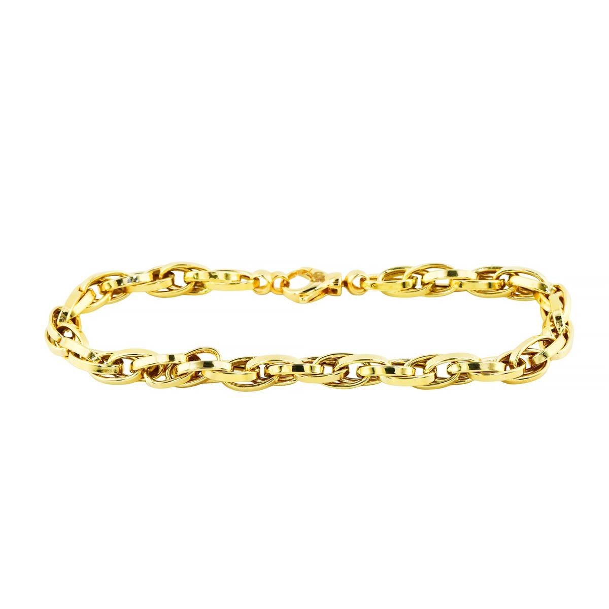 14 Ayar Altın Tasarım Bileklik  -  0202501