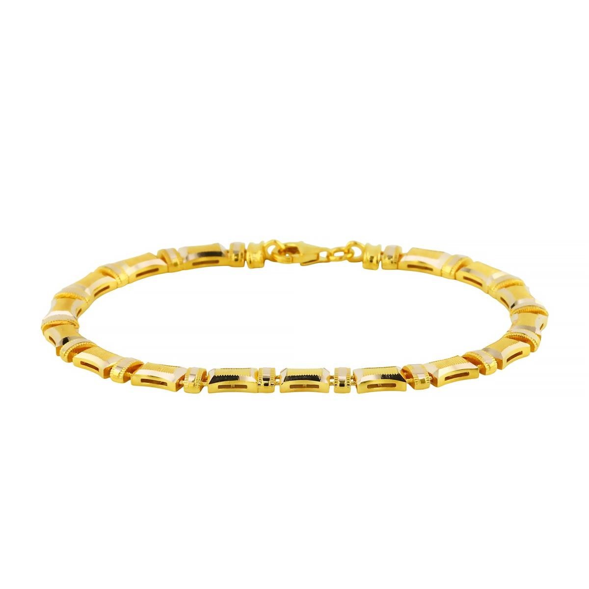 14 Ayar Altın Tasarım Bileklik  -  0202728