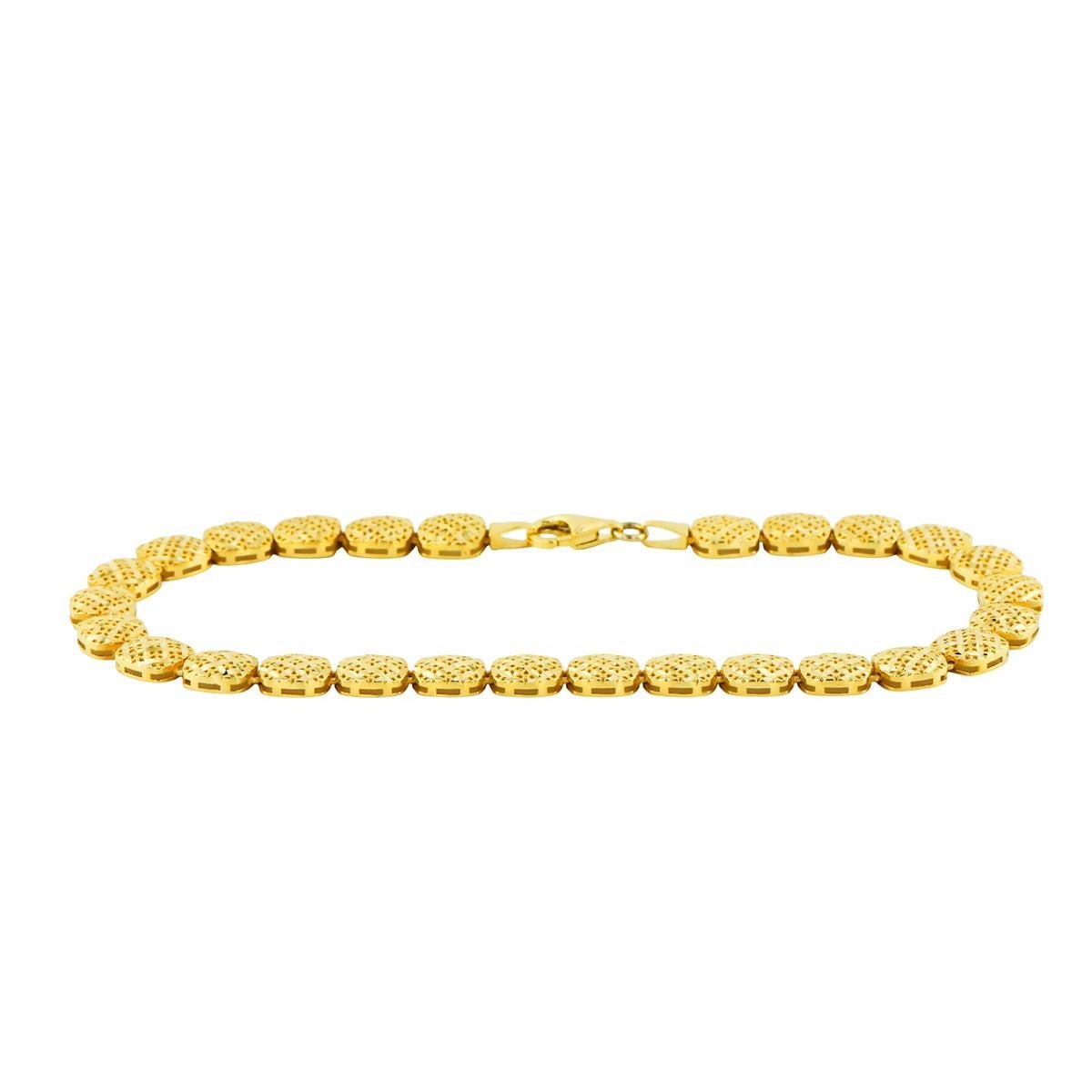 14 Ayar Altın Tasarım Bileklik  -  0202822