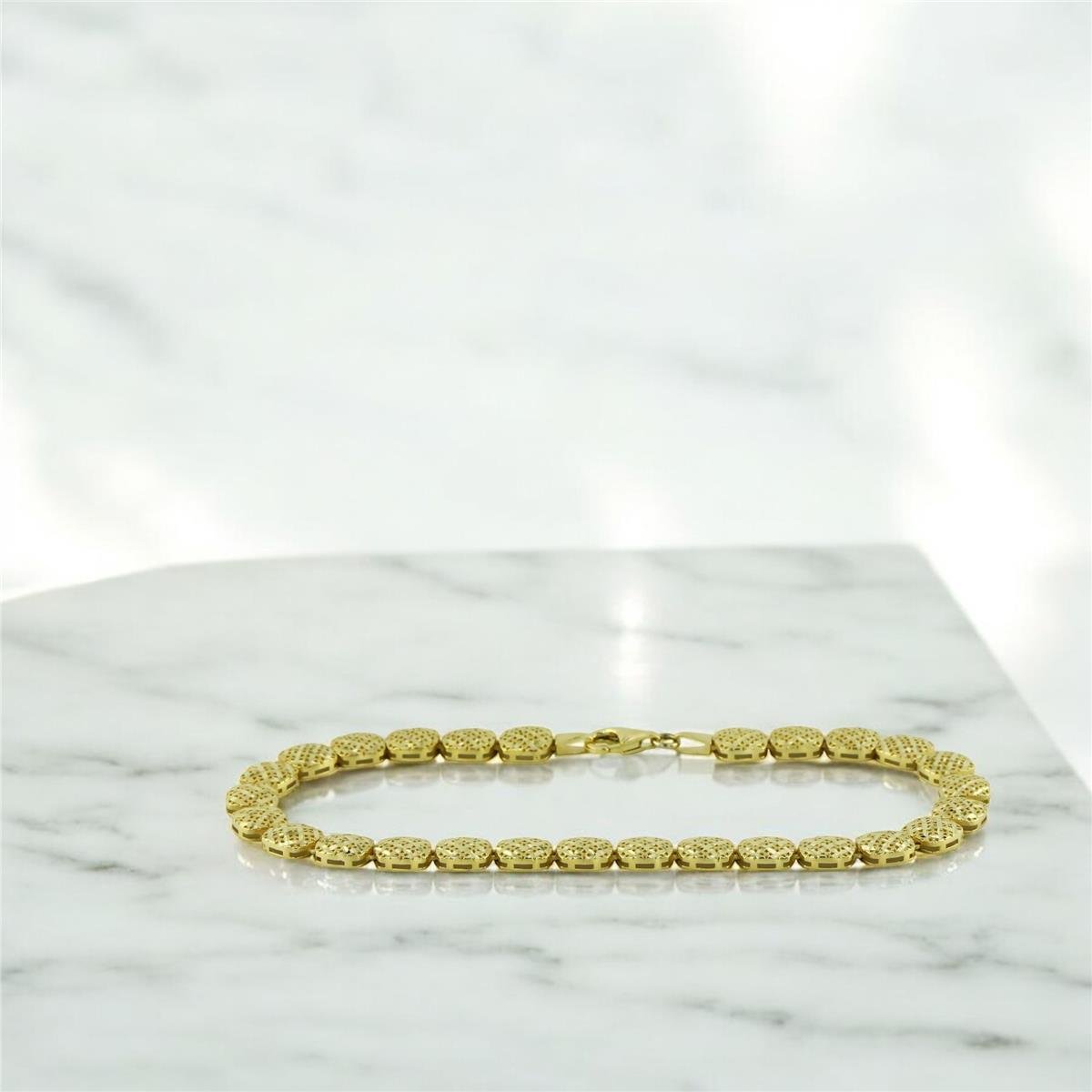 14 Ayar Altın Tasarım Bileklik  -  0202822