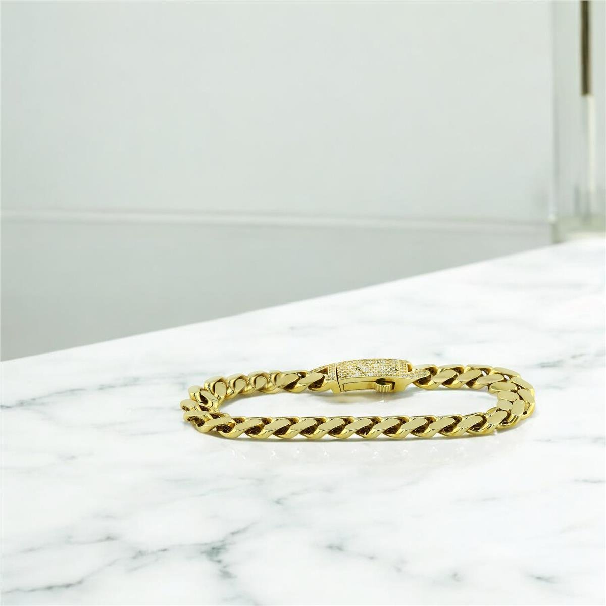 14 Ayar Altın Tasarım Bileklik  -  0203408