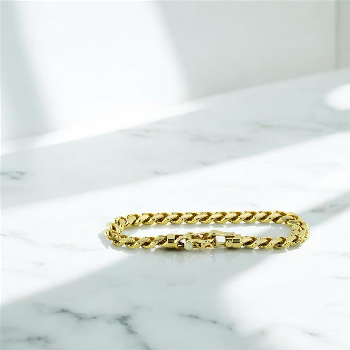 14 Ayar Altın Tasarım Bileklik  -  0203409