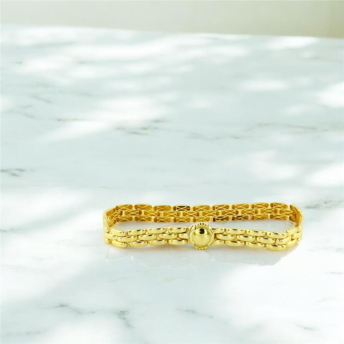 14 Ayar Altın Tasarım Bileklik  -  0203410