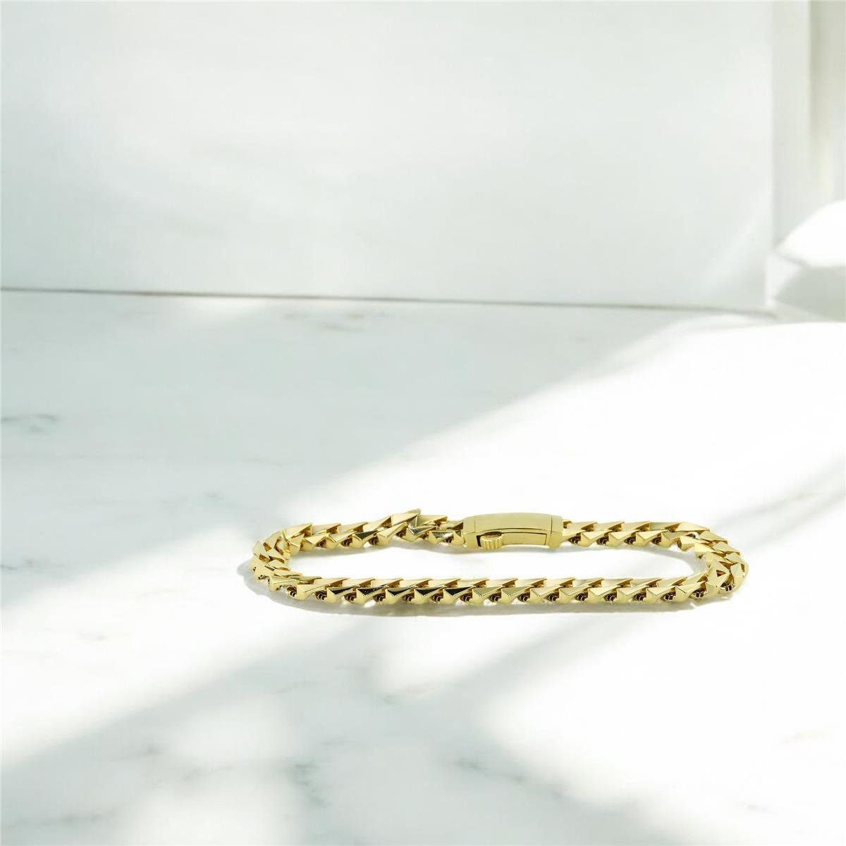 14 Ayar Altın Tasarım Bileklik  -  0203415