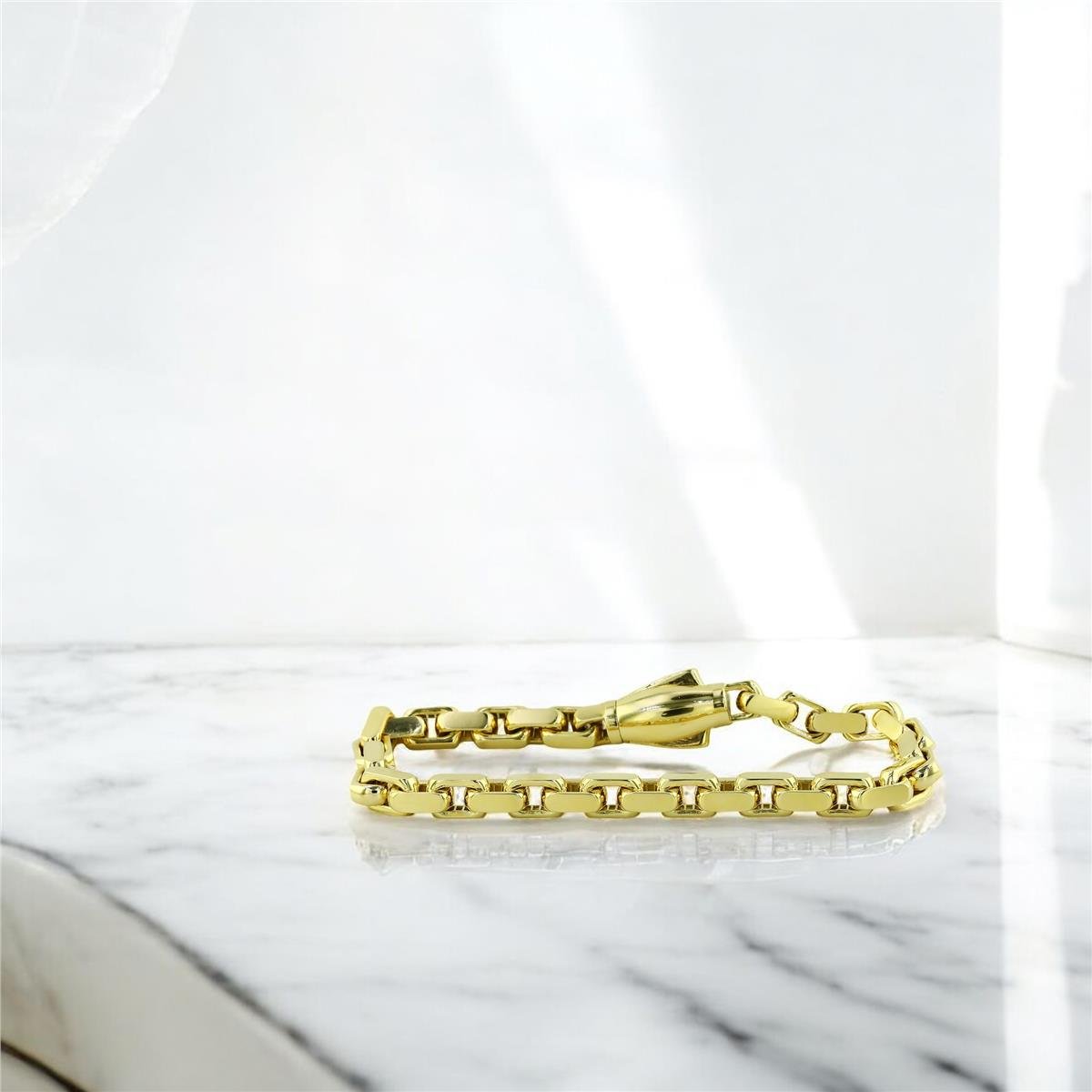 14 Ayar Altın Tasarım Bileklik  -  0203420