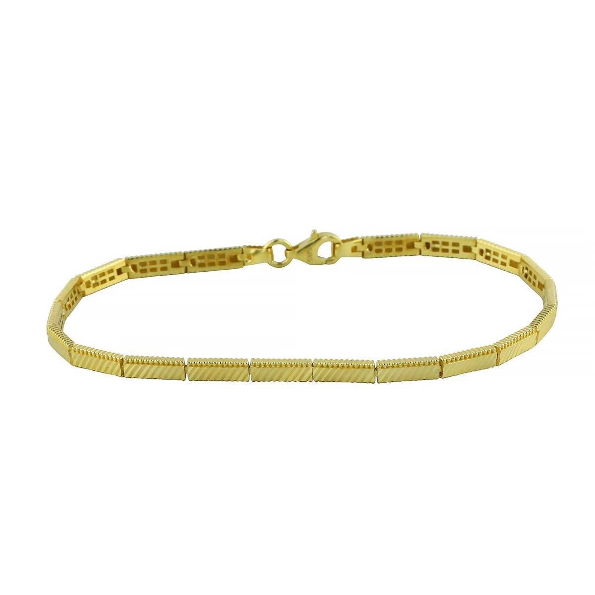 14 Ayar Altın Tasarım Bileklik  -  0203514