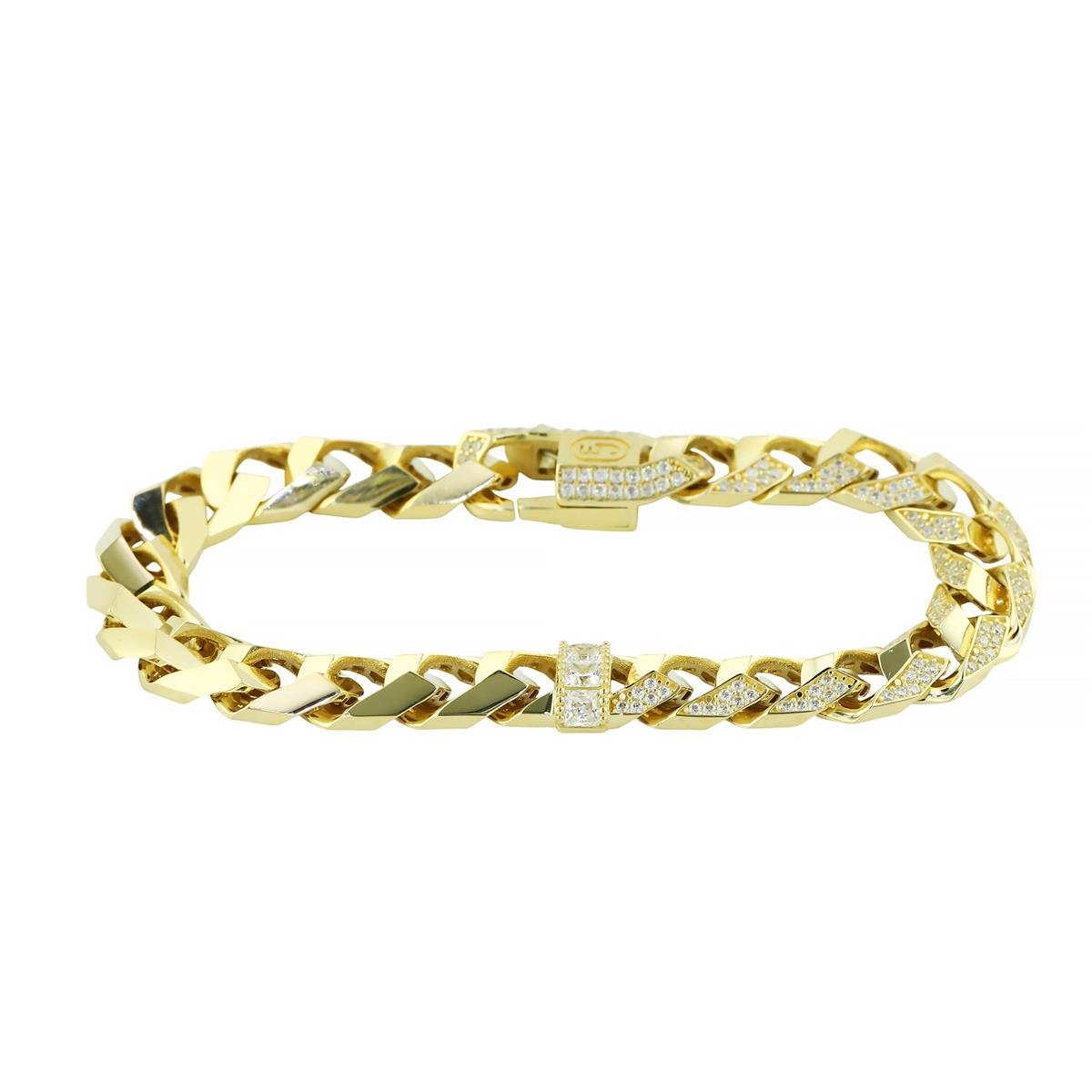 14 Ayar Altın Tasarım Bileklik  -  0205214