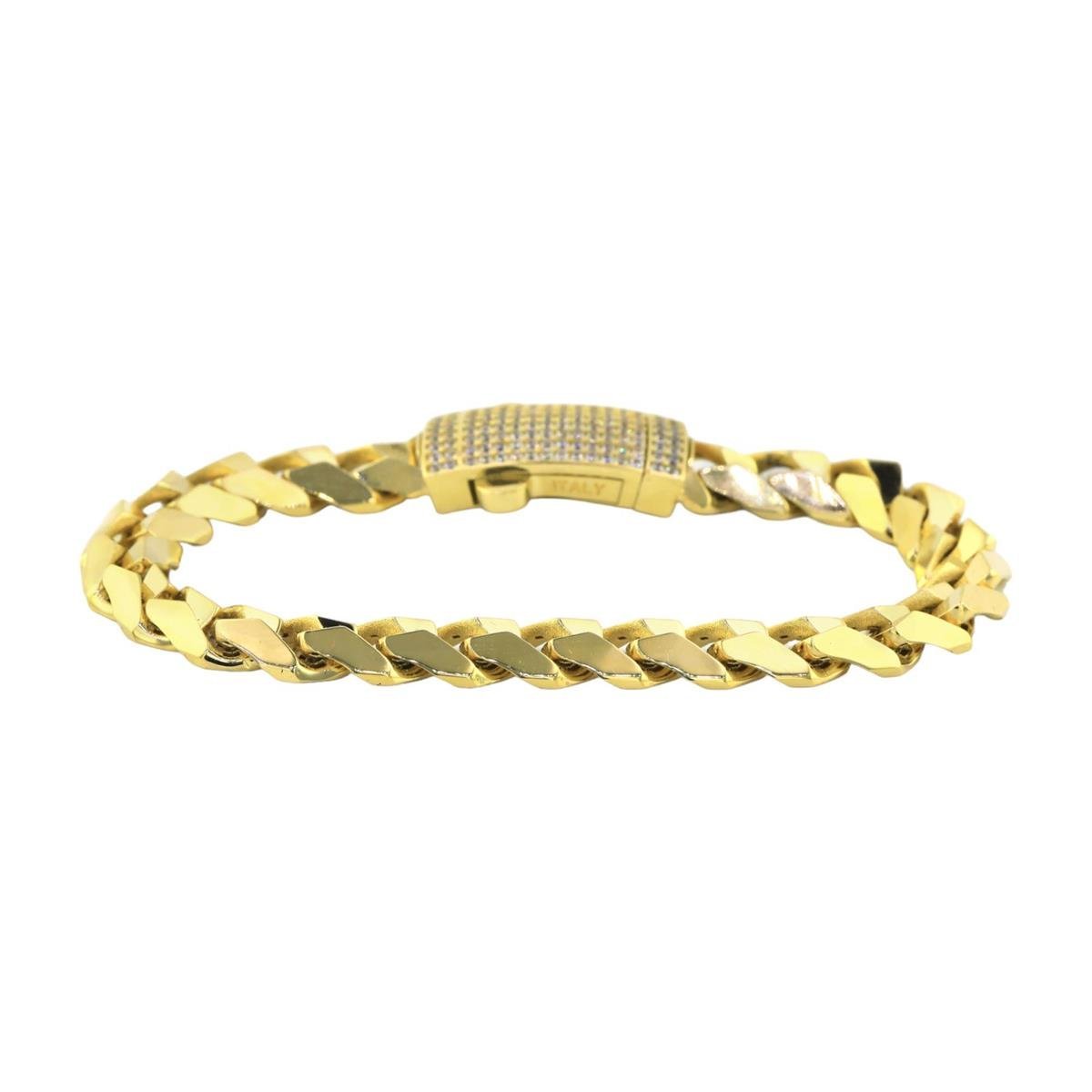 14 Ayar Altın Tasarım Bileklik  -  F003154