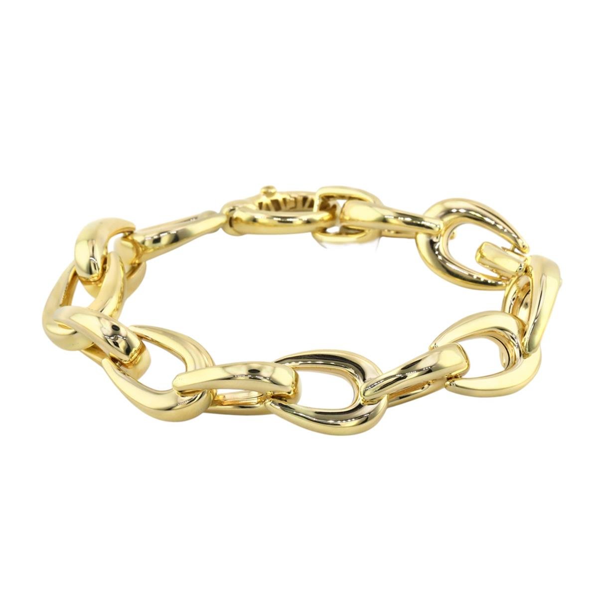 14 Ayar Altın Tasarım Bileklik  -  F003608