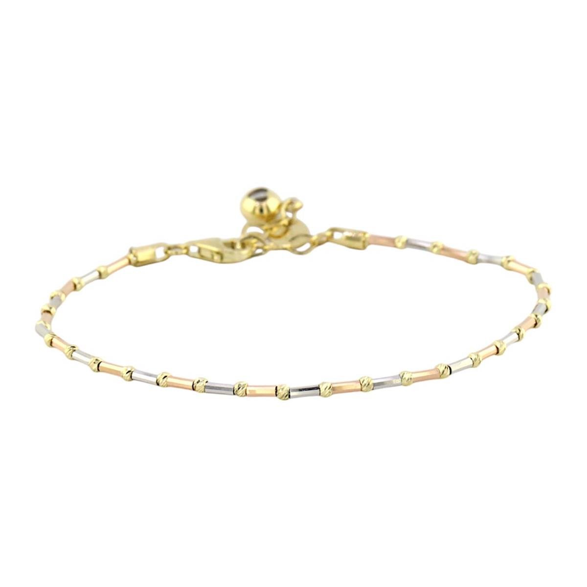 14 Ayar Altın Tasarım Bileklik  -  F003791