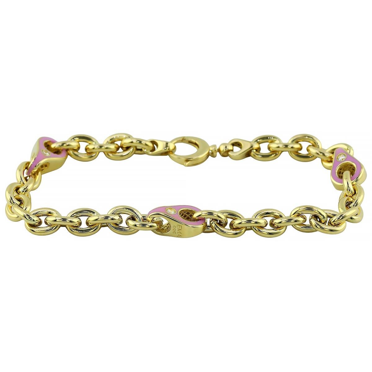 14 Ayar Altın Tasarım Bileklik  -  F004673